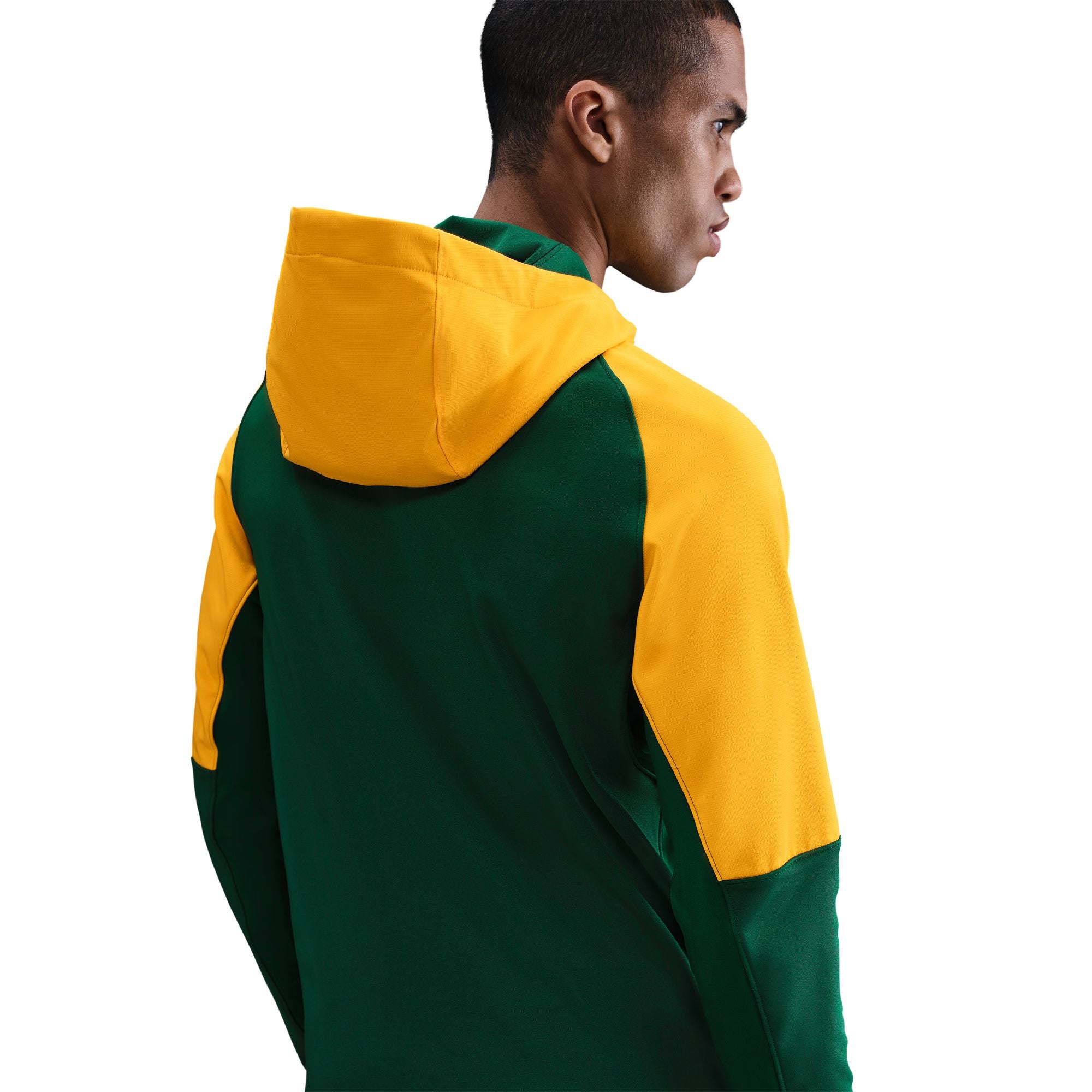 Springboks Nike Mens Training Full Zip Hoodie Gorge Green