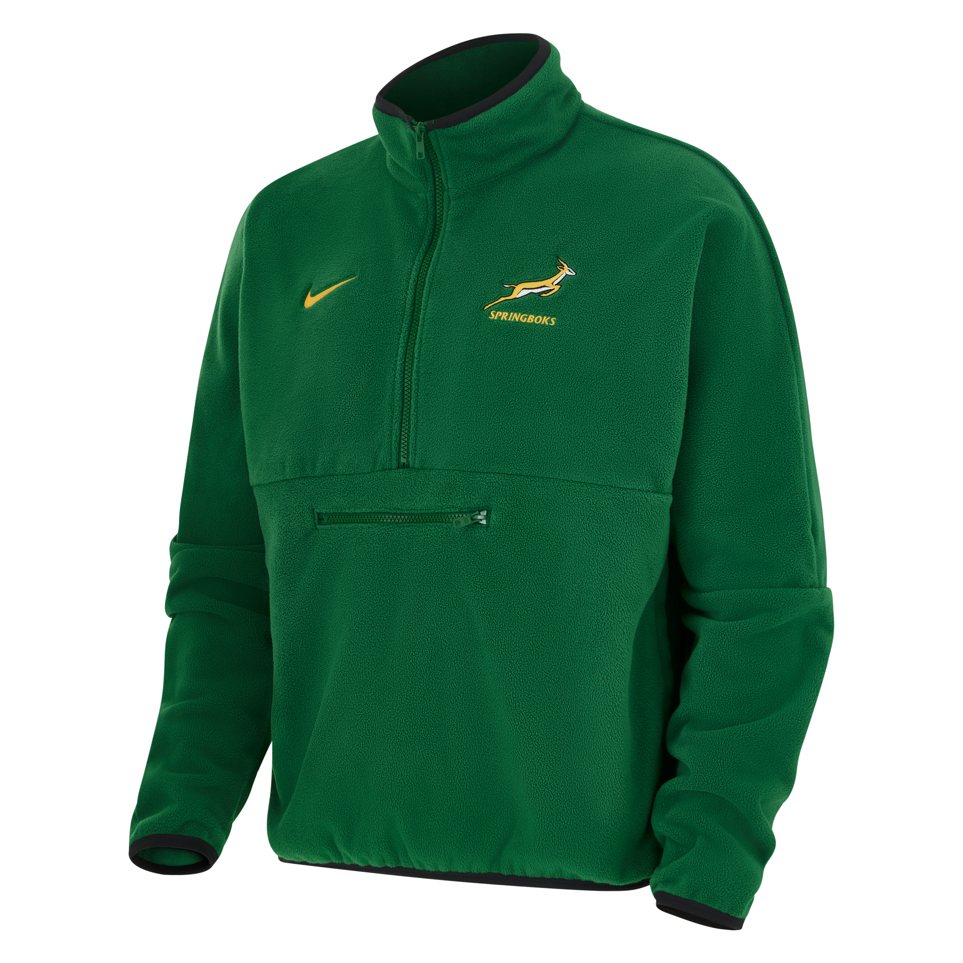 Springboks Nike Mens Polar Half Zip Fleece Gorge Green
