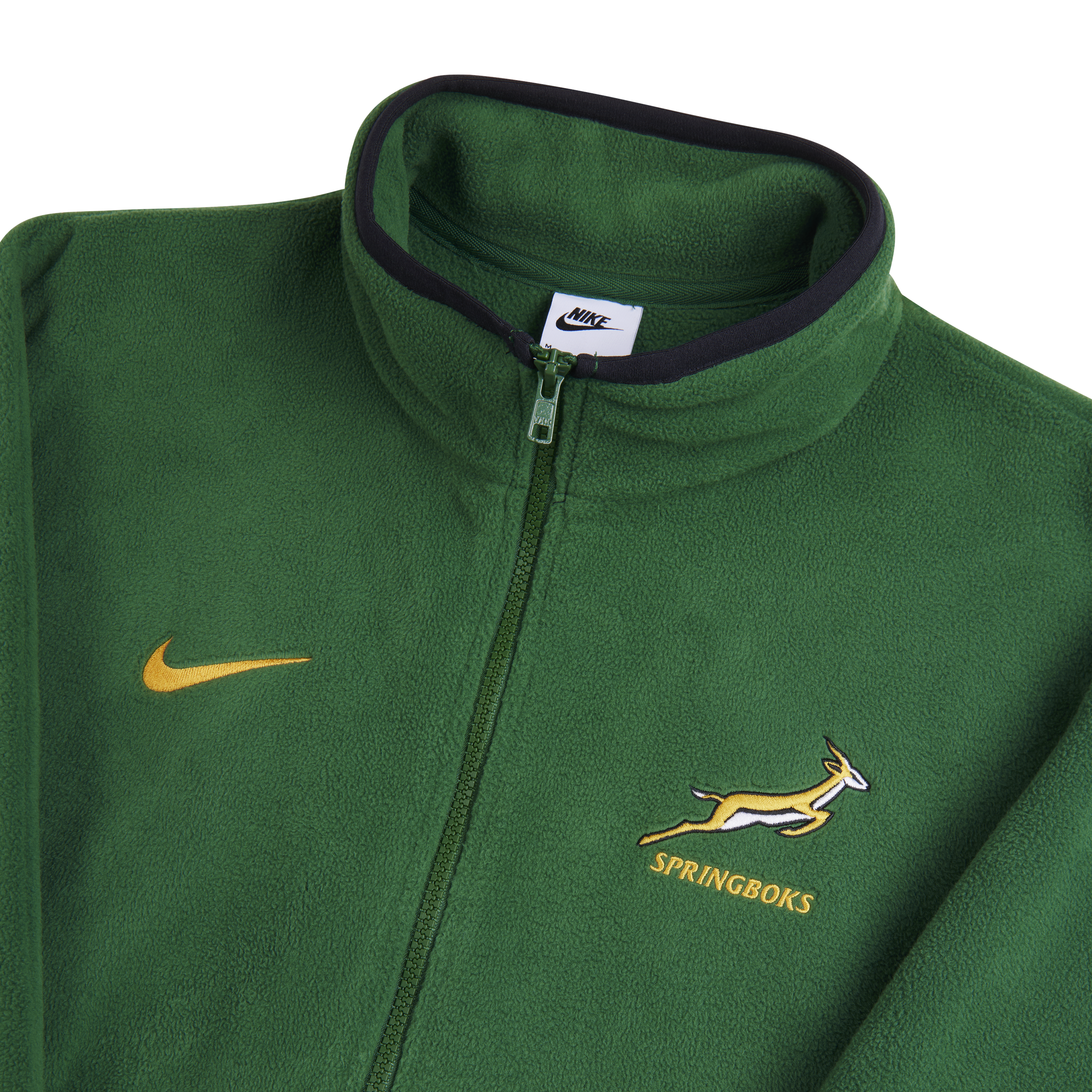 Springboks Nike Mens Polar Half Zip Fleece Gorge Green