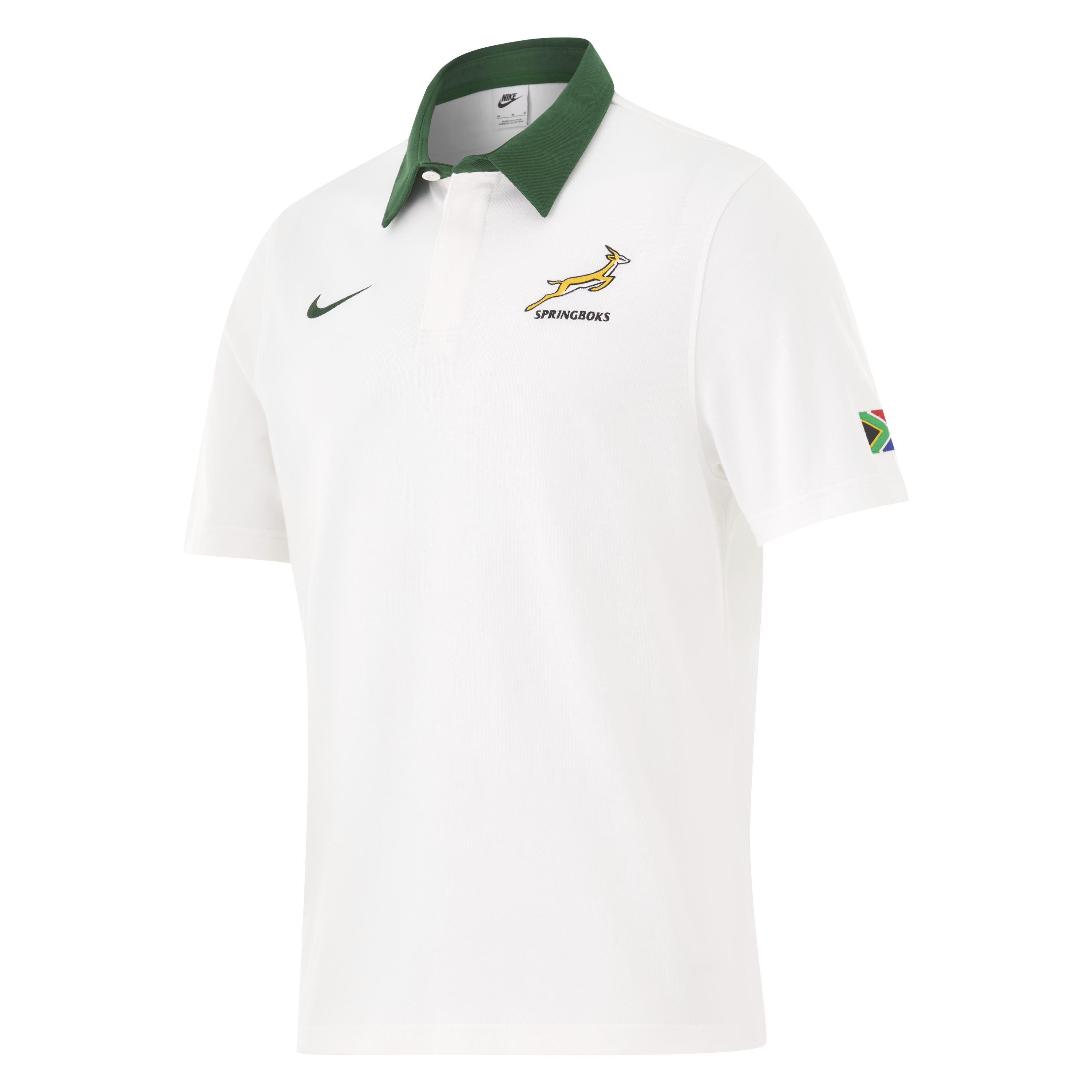Springboks Nike Mens Short Sleeve Rugby Away White