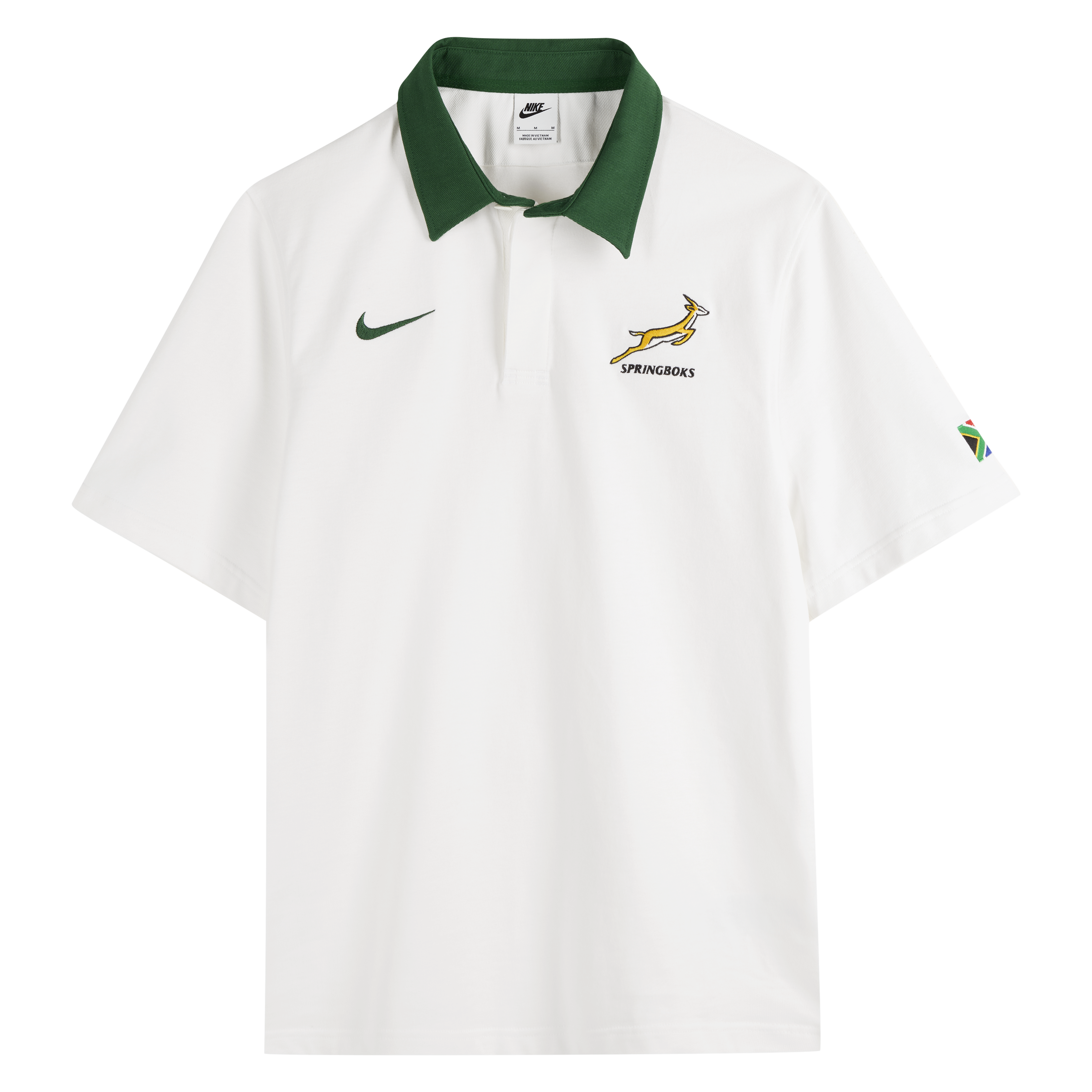 Springboks Nike Mens Short Sleeve Rugby Away White
