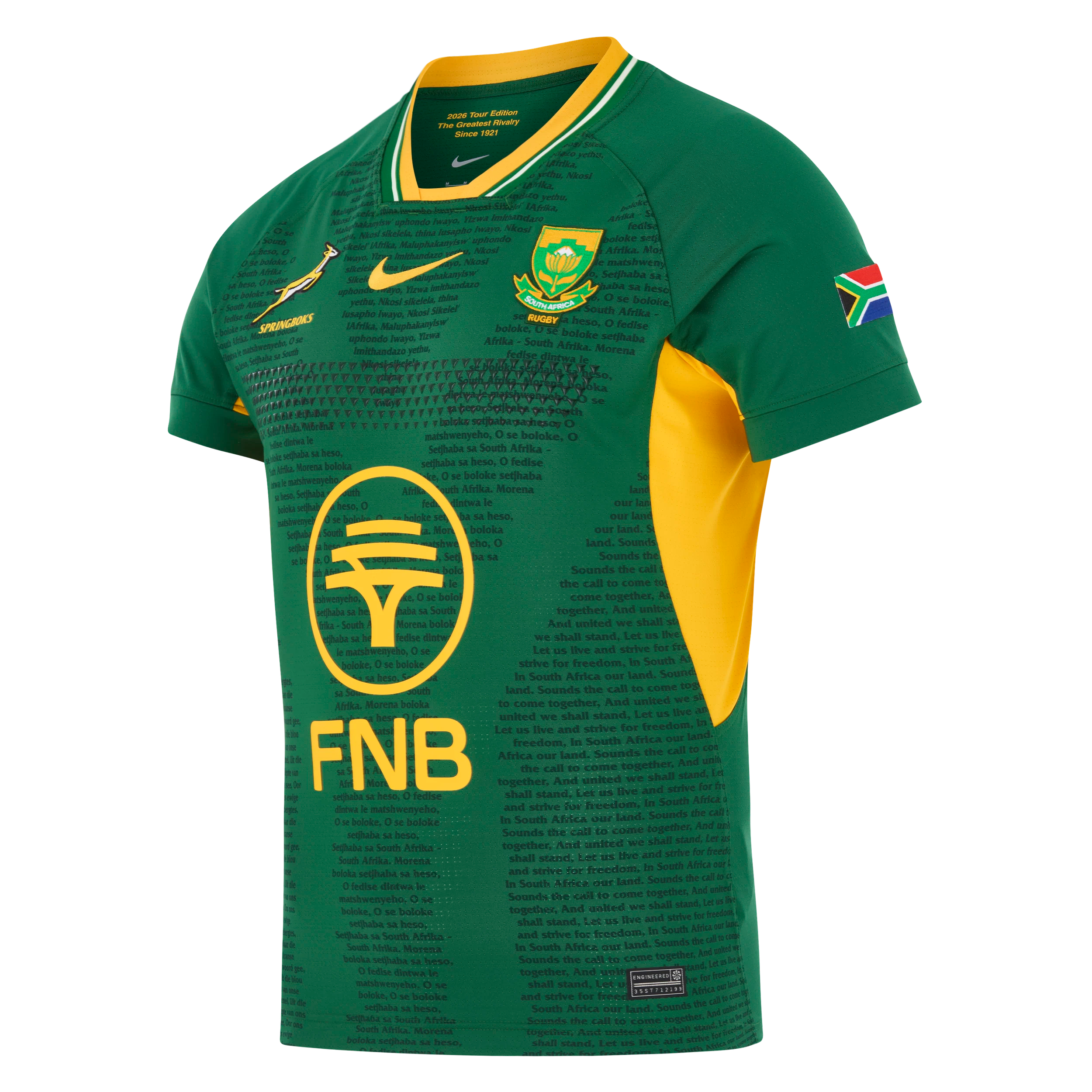 Springboks Nike Men's 2026 RGR Authentic Jersey