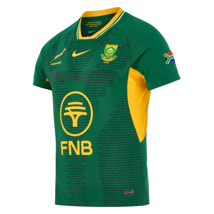 Springboks Nike Men's 2026 RGR Authentic Jersey