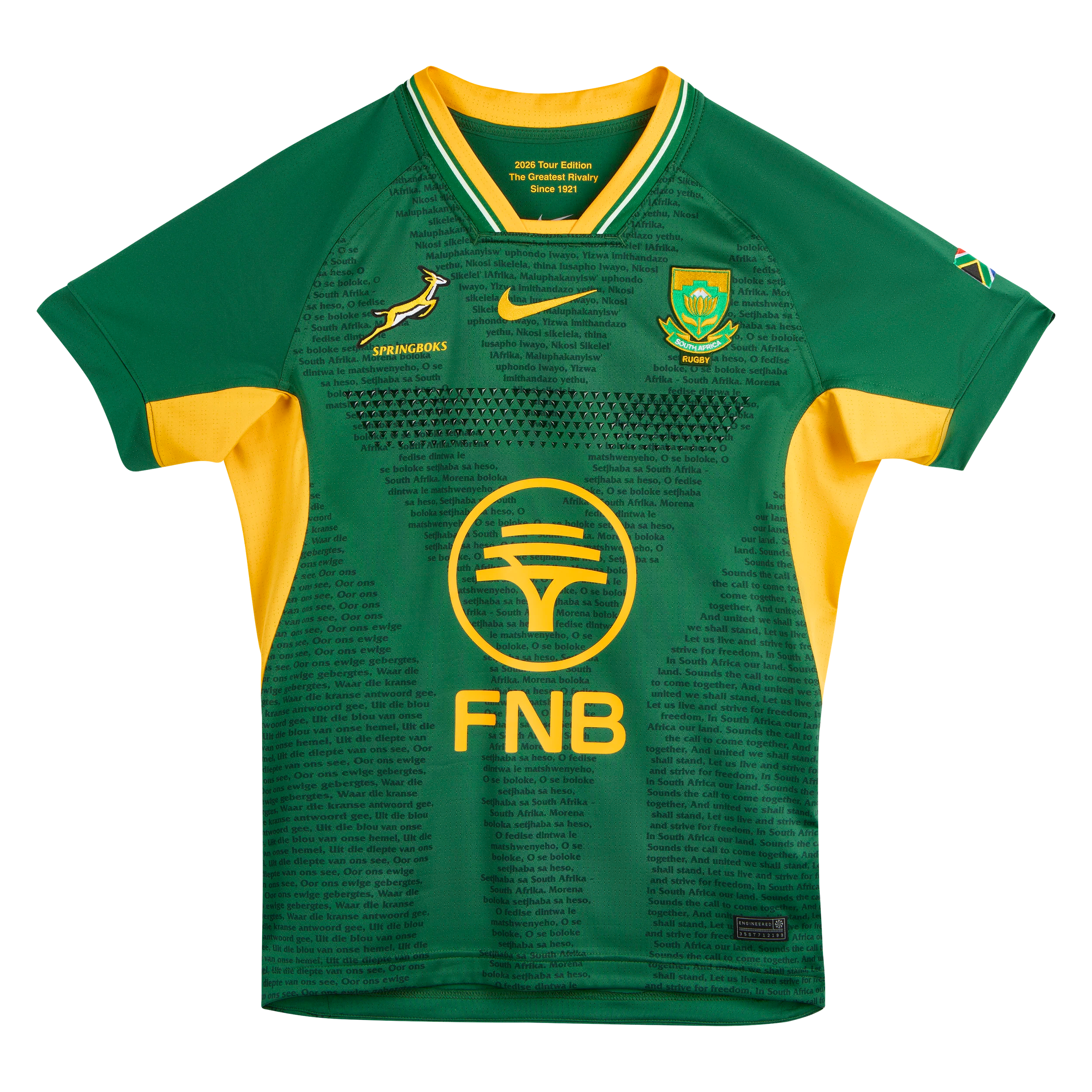 Springboks Nike Men's 2026 RGR Authentic Jersey