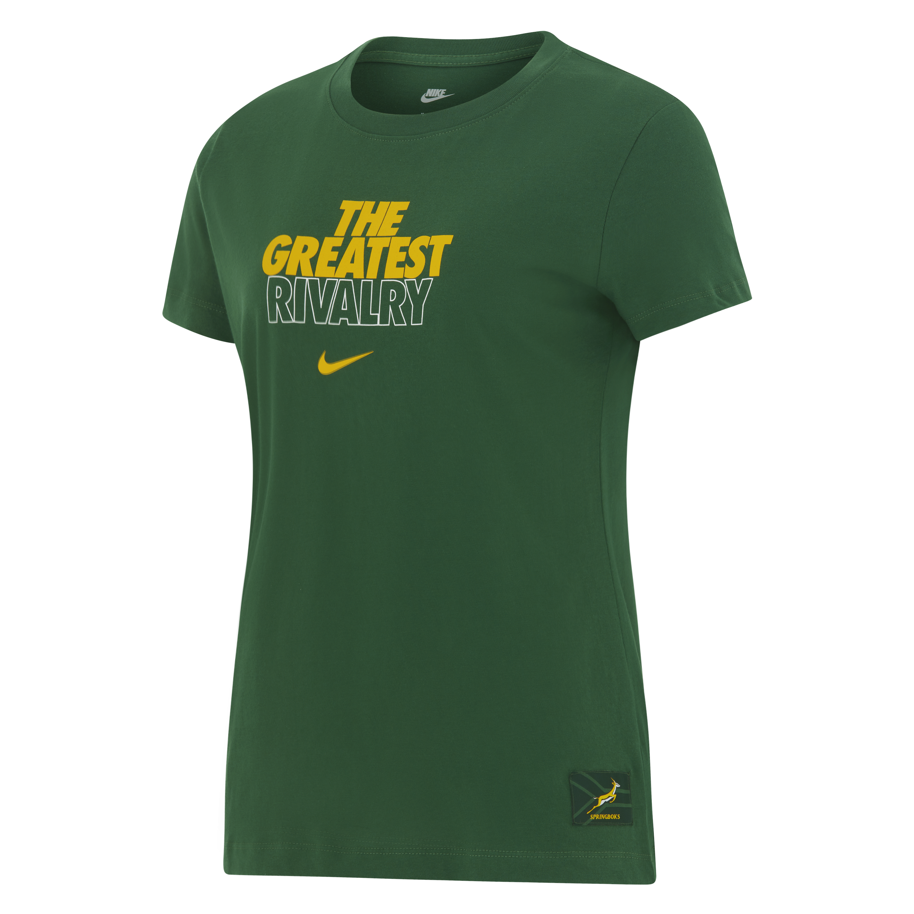 Springboks Nike Womens Rugby's Greatest Rivalry Tour Tee Gorge Green
