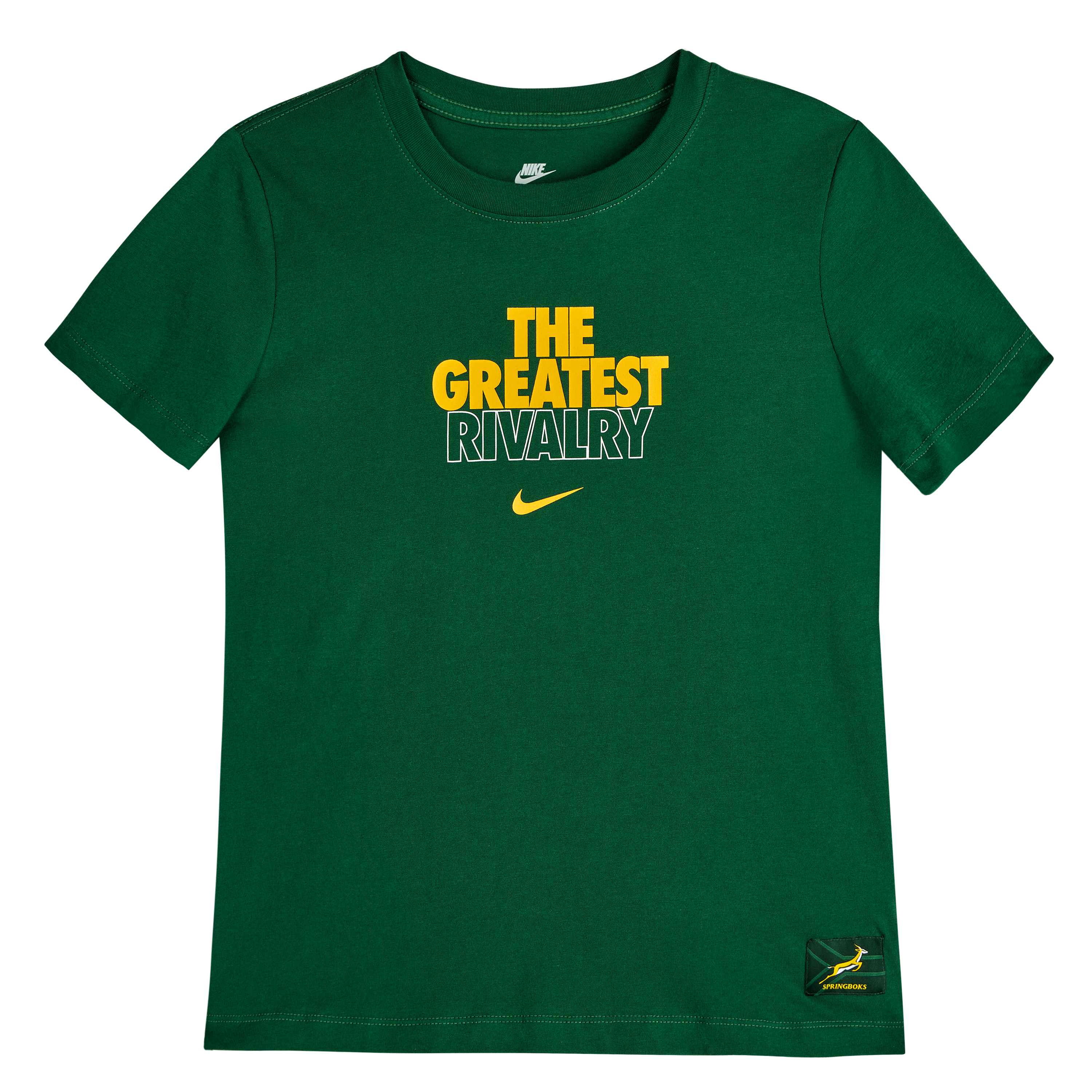 Springboks Nike Womens Rugby's Greatest Rivalry Tour Tee Gorge Green
