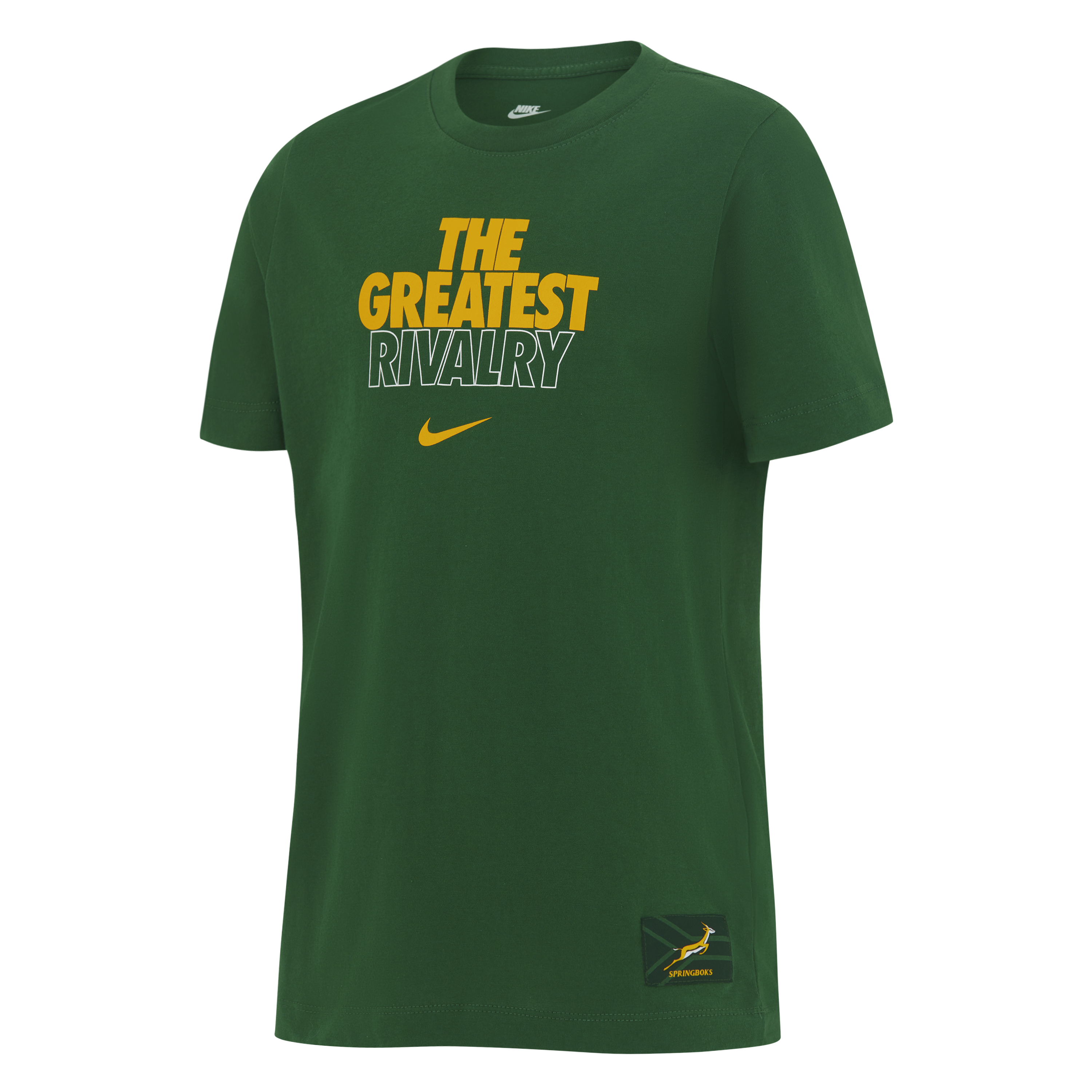 Springboks Nike Youth Rugby's Greatest Rivalry Tour Tee Gorge Green
