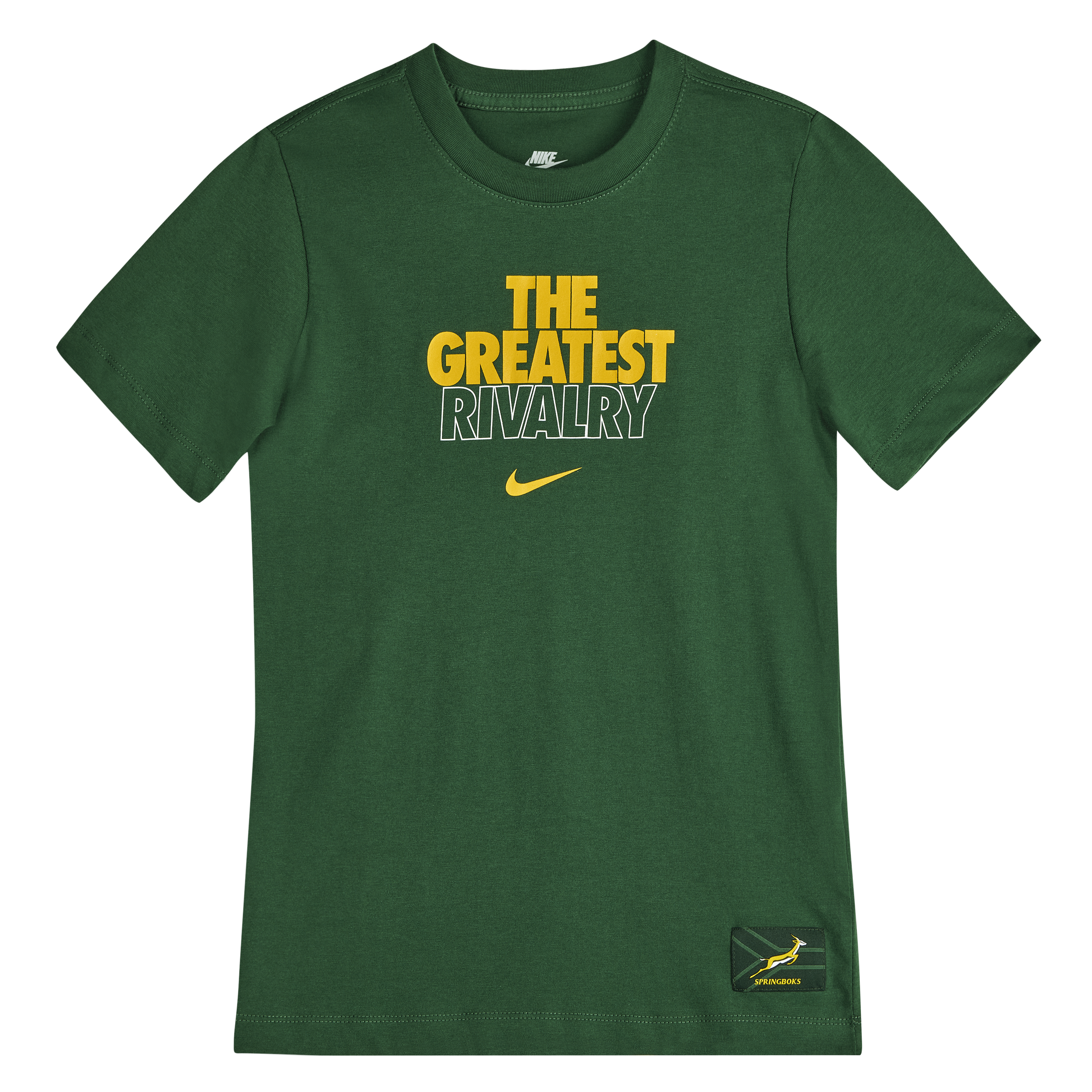 Springboks Nike Youth Rugby's Greatest Rivalry Tour Tee Gorge Green