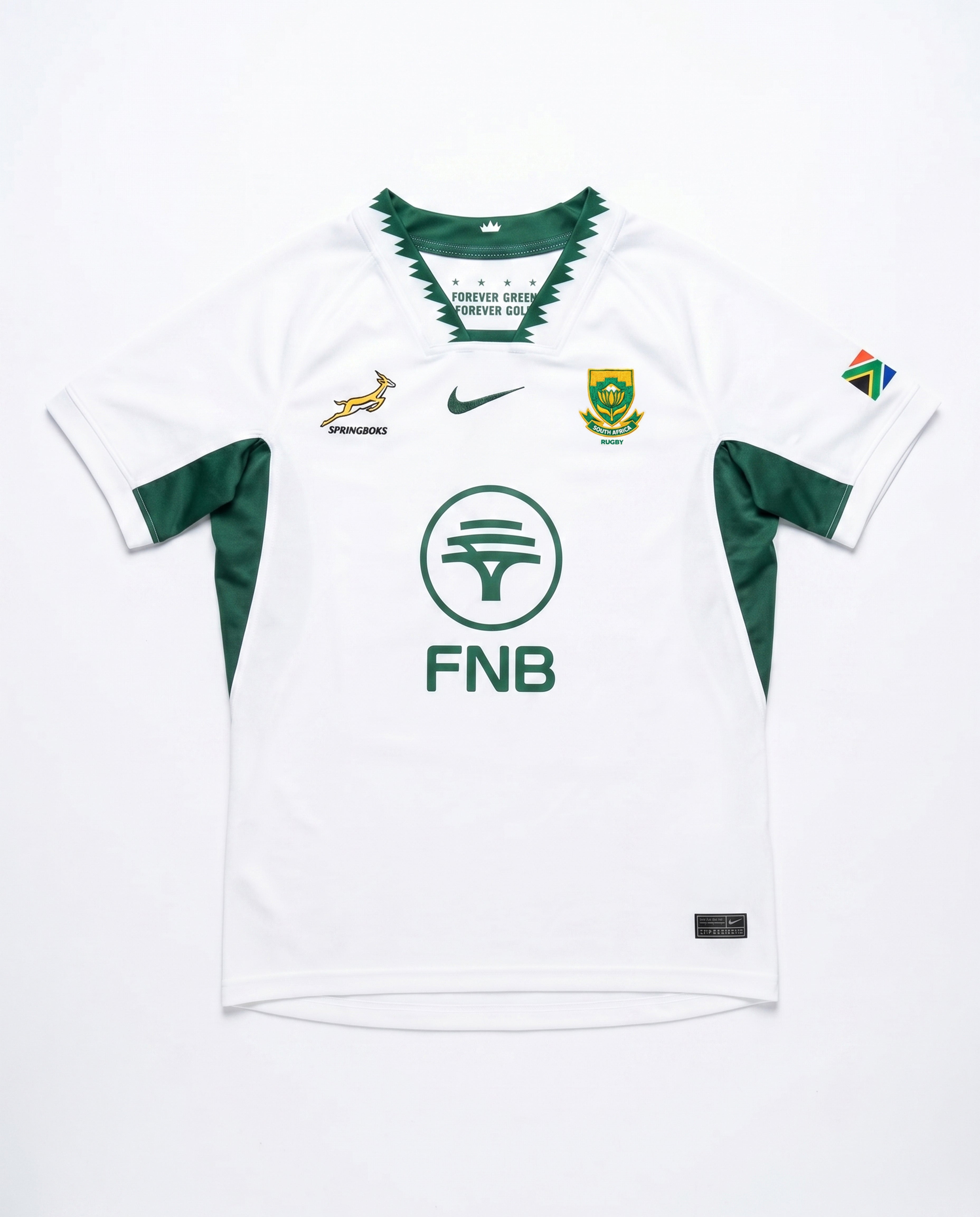Springboks Nike Little Kids Stadium Away Kit White