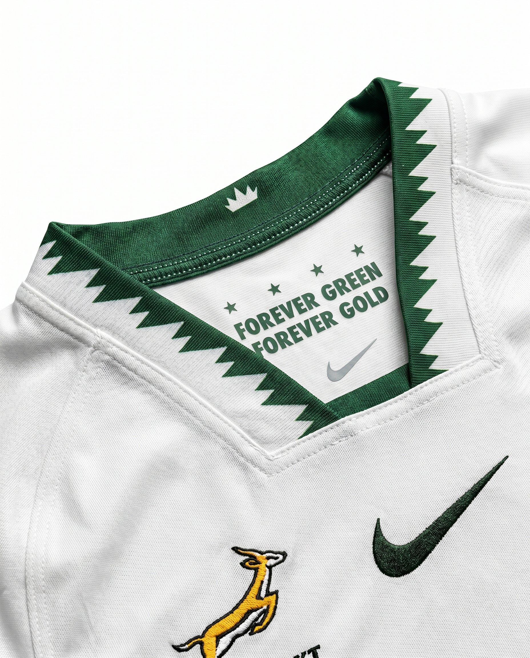 Springboks Nike Little Kids Stadium Away Kit White