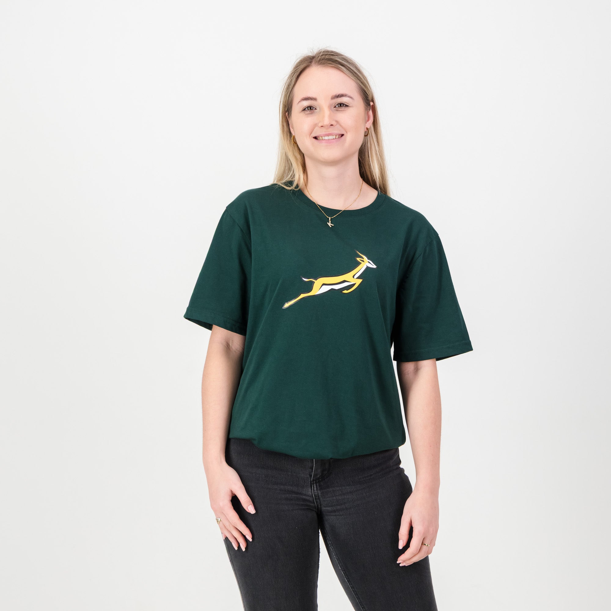 Springboks WL Bok Regular Tee V1-OS Green