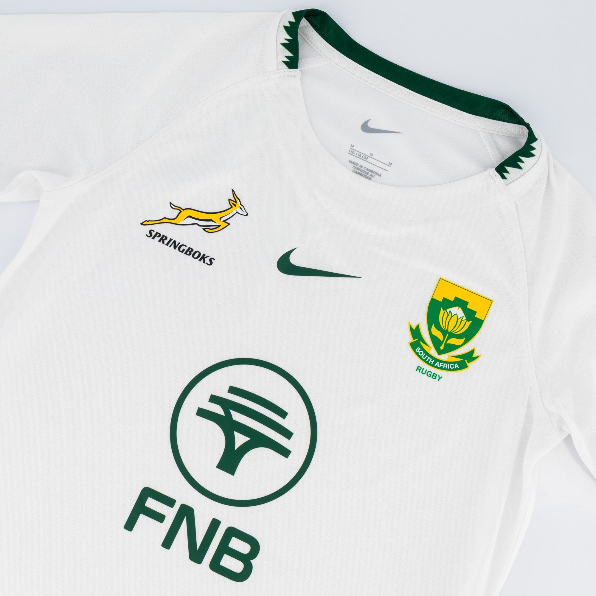 Springboks Nike Little Kids Stadium Away Kit White