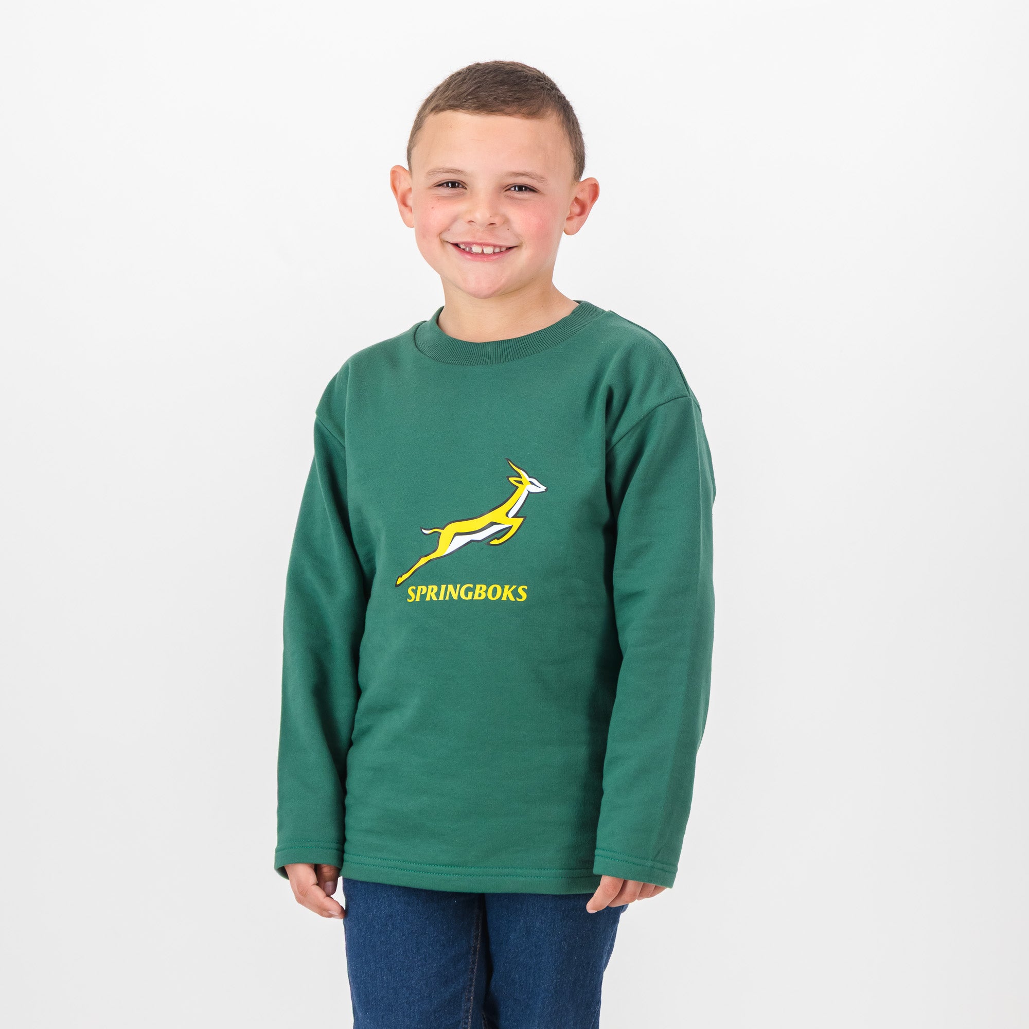 Springboks Kids Bokkies Fleece Sweat-OS Green
