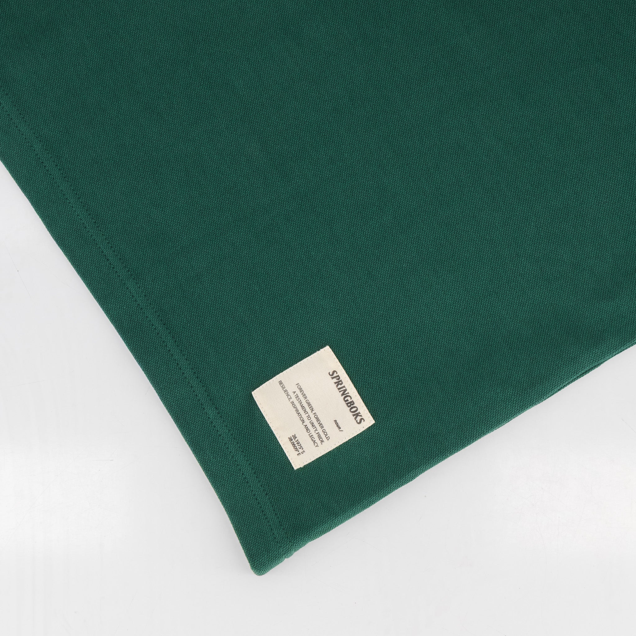 Springboks SML EMB LS Polo-OS Green