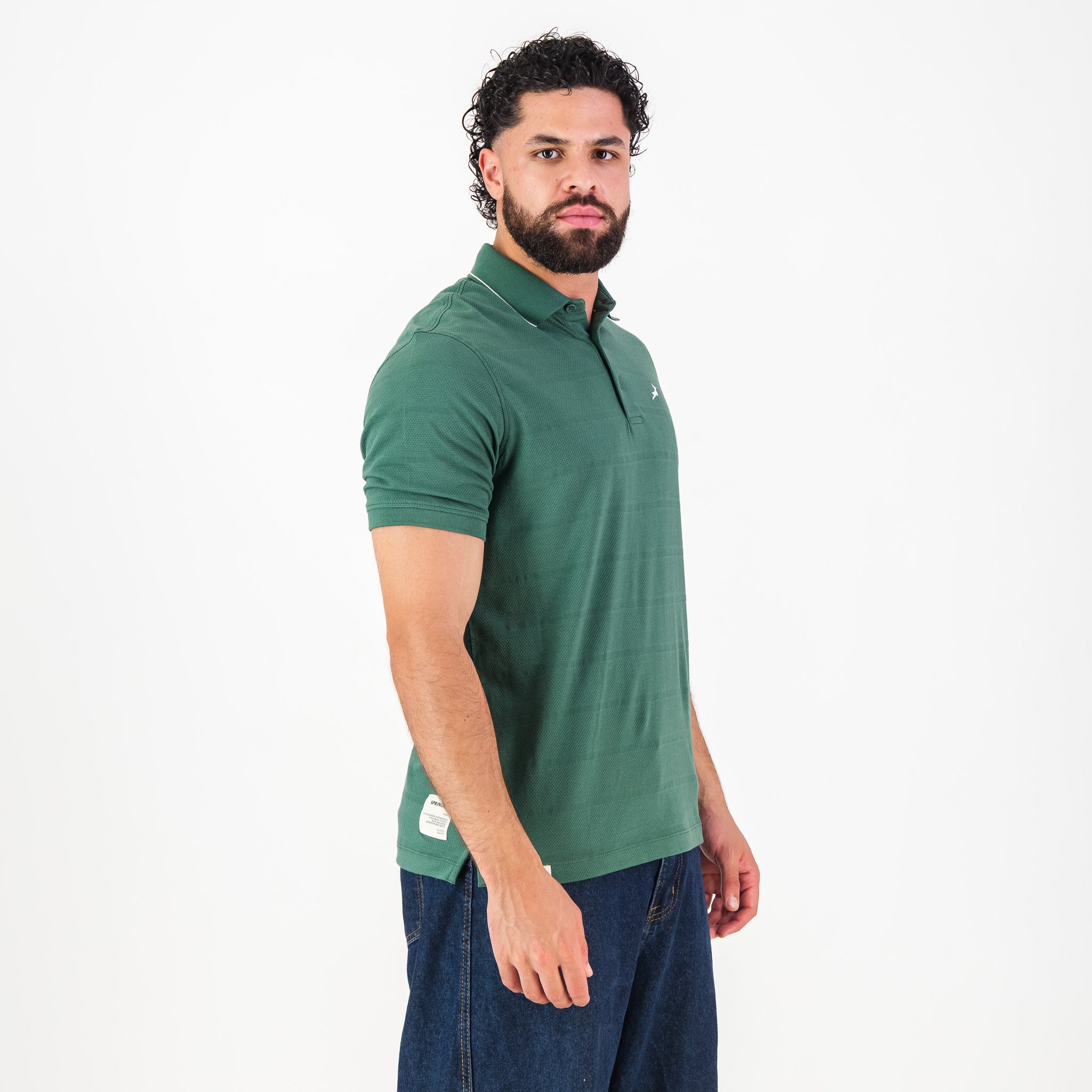Springboks Golf SS Polo-OS Green