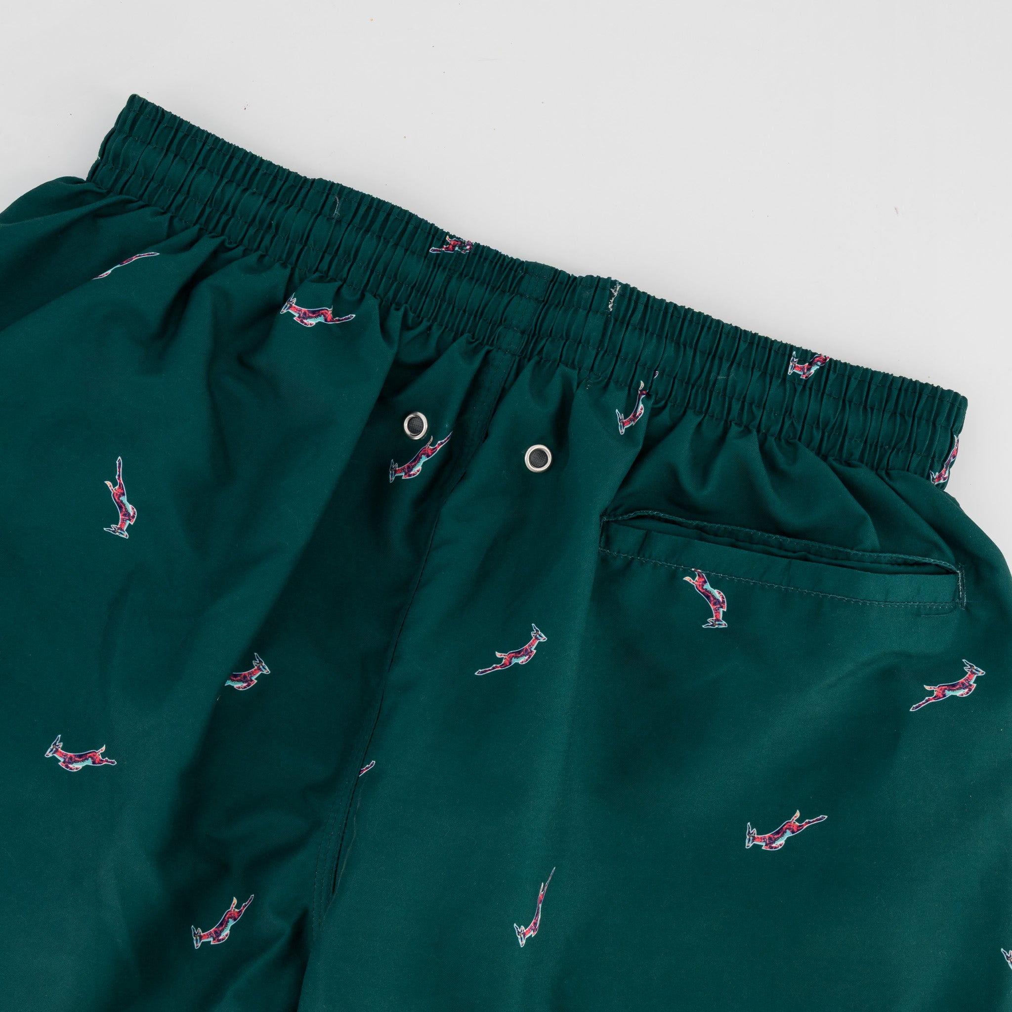 Springboks Summer Pop Print Swim Shorts-Teal
