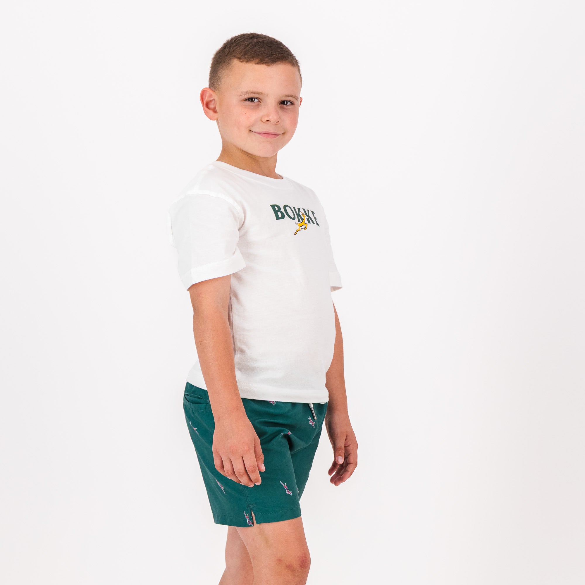 Springboks WL Kids Springboks Bok Regular Tee-White