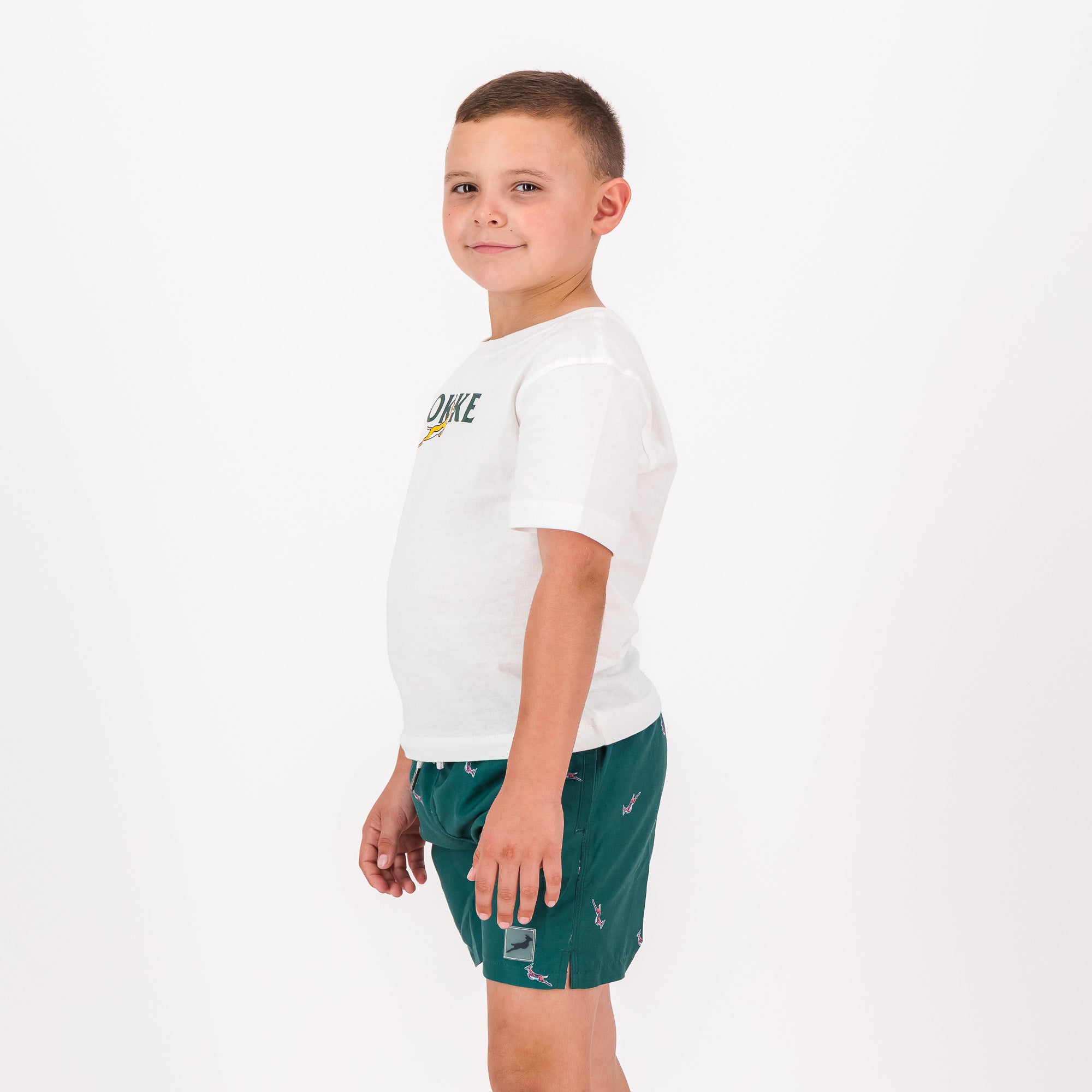 Springboks WL Kids Springboks Bok Regular Tee-White