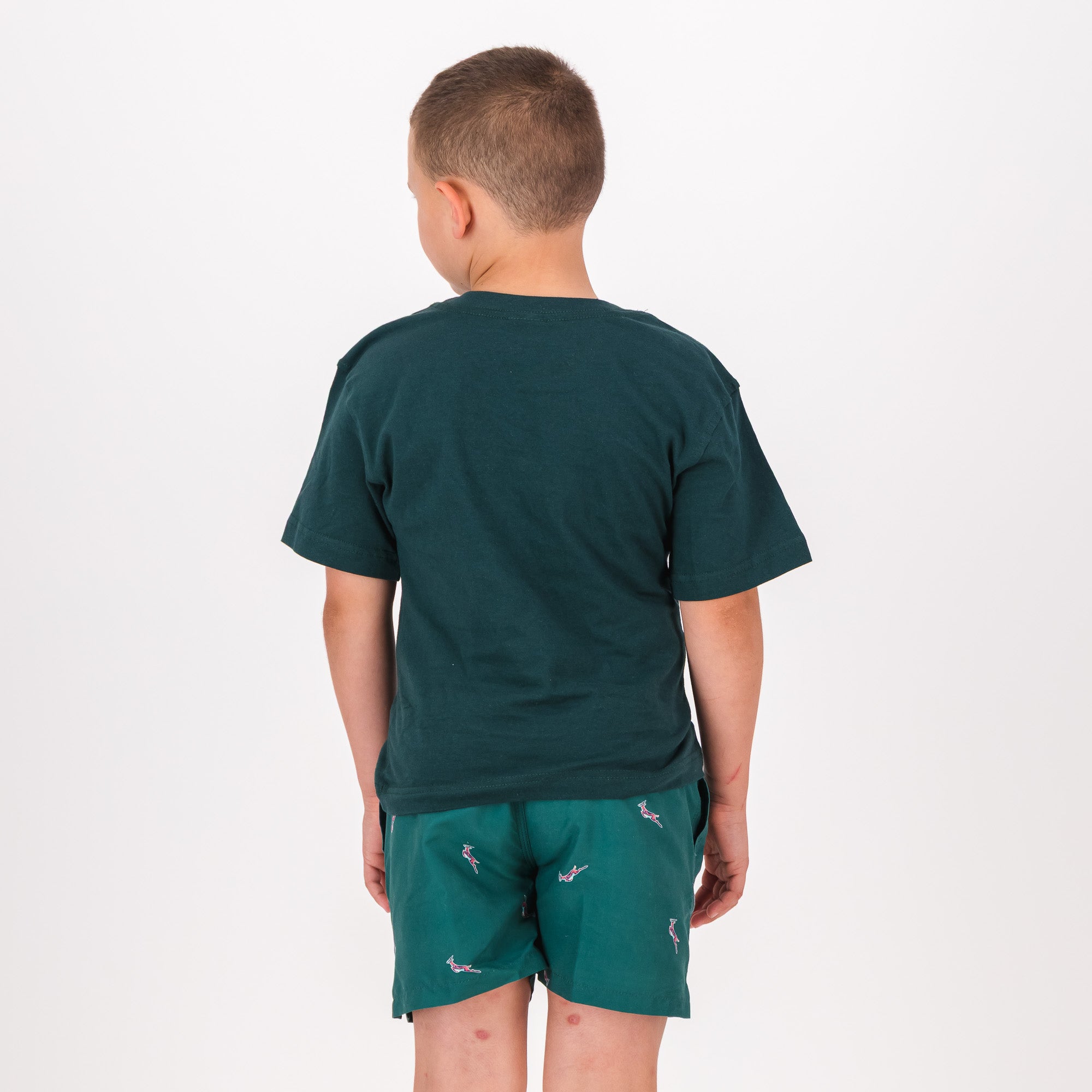 Springboks WL Kids Bok Regular Tee-OS Green