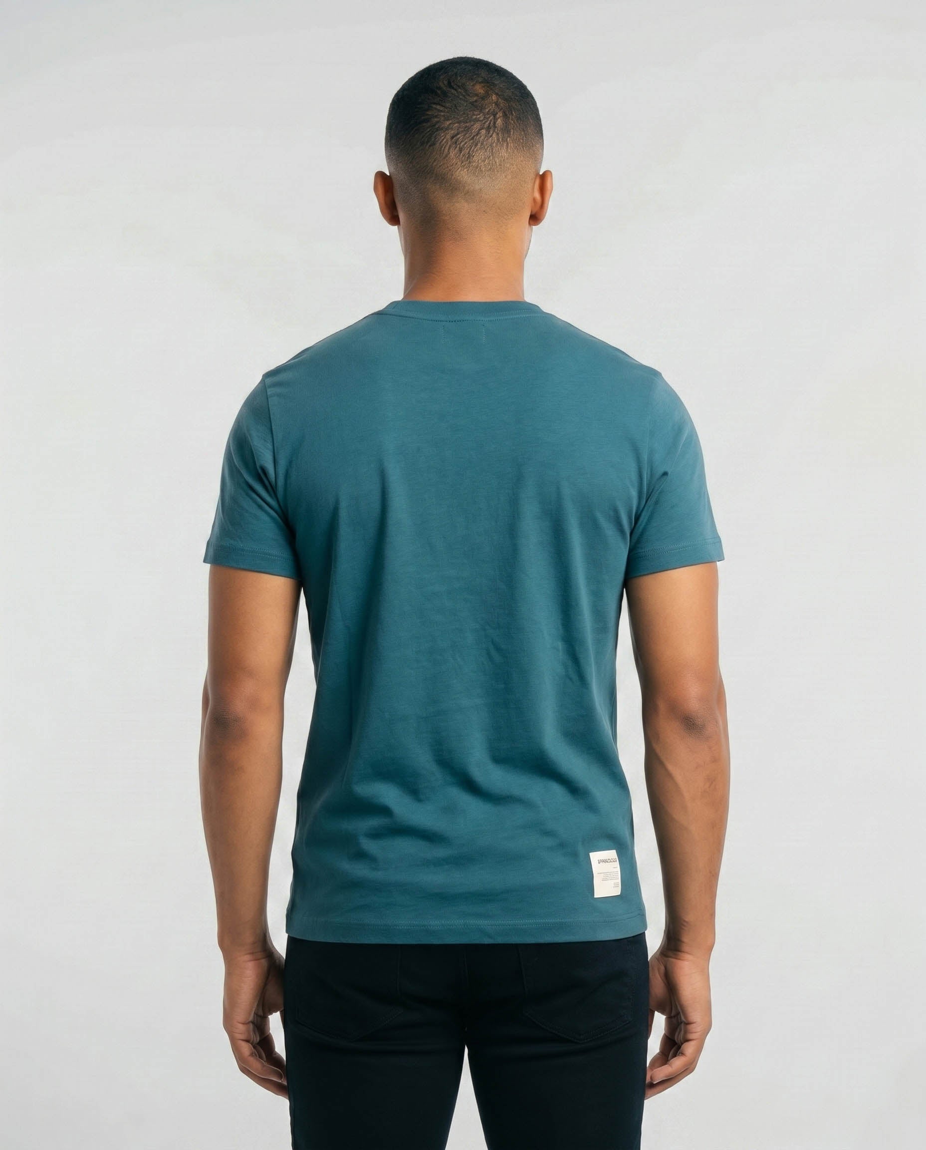 Springboks Tonal SML EMB Bok Crew Tee Teal