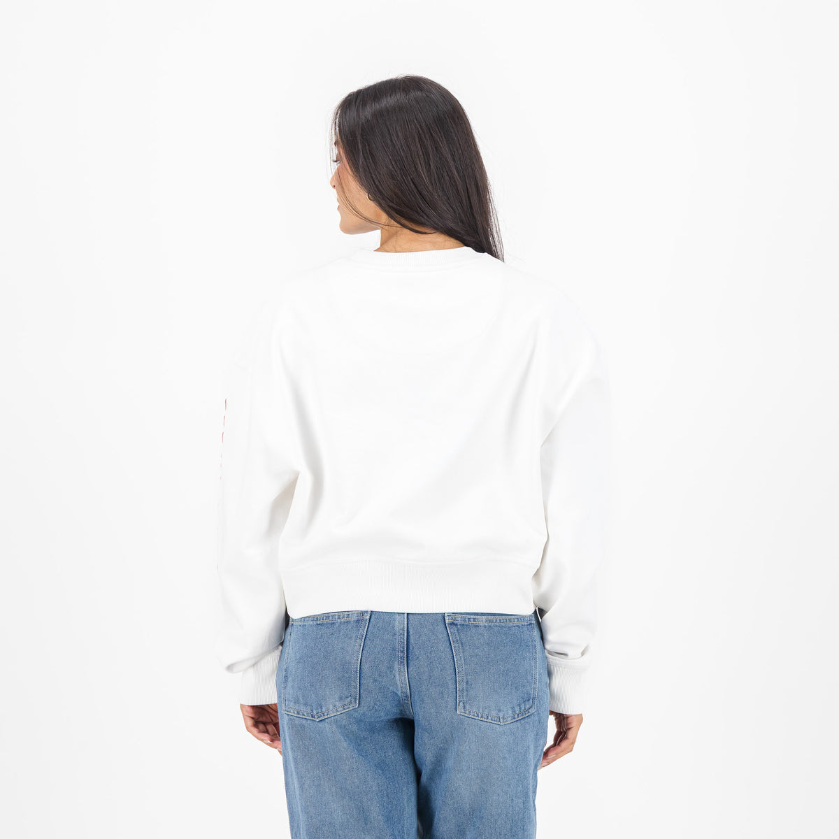 Springboks Ladies Heritage Crew Sweat White