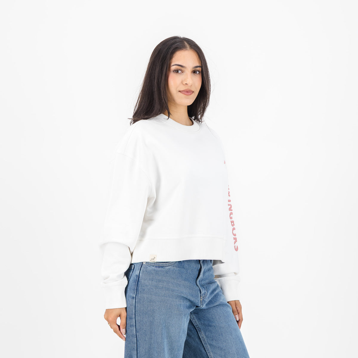 Springboks Ladies Heritage Crew Sweat White