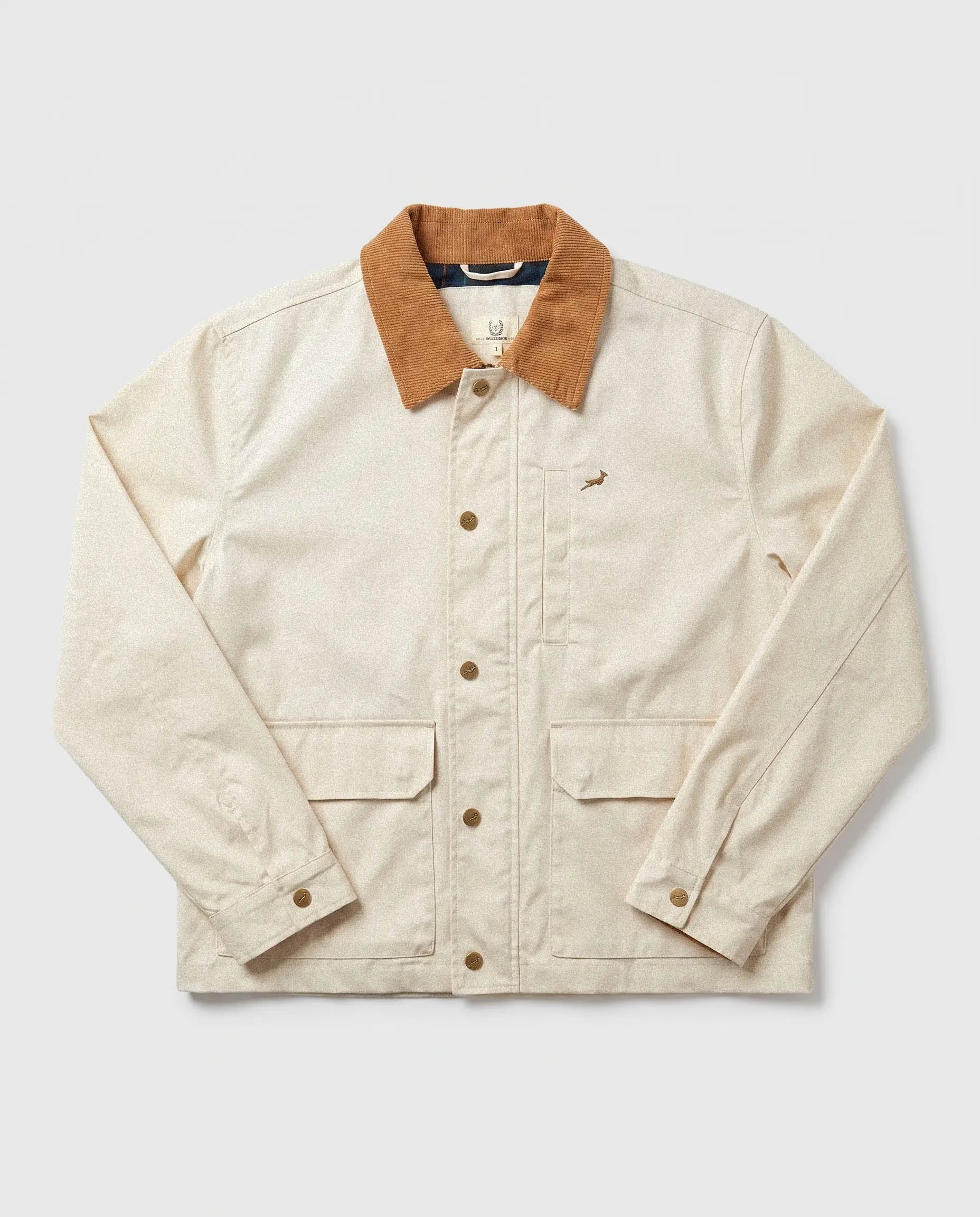 Springboks Field Shacket-Cloud Cream