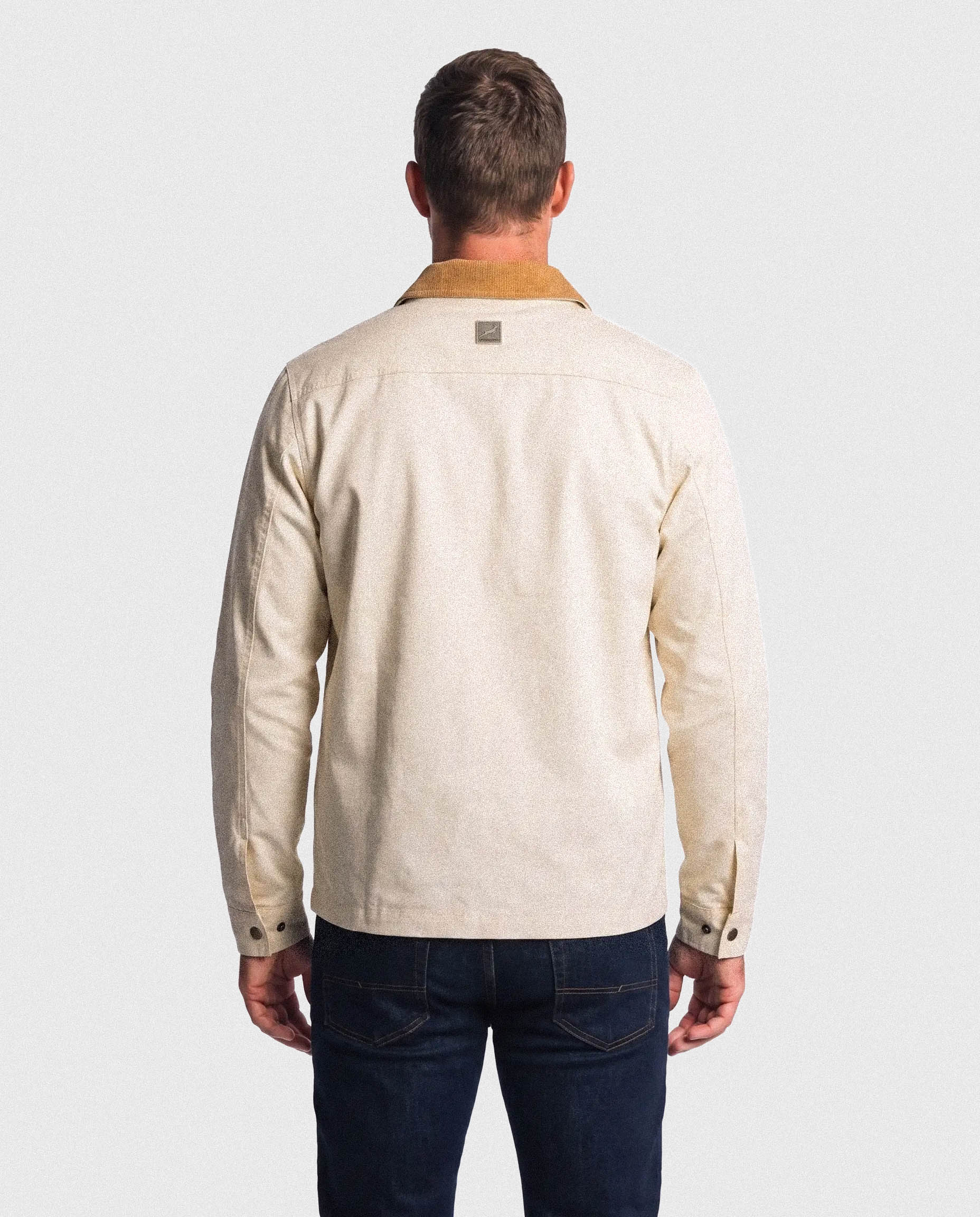 Springboks Field Shacket-Cloud Cream