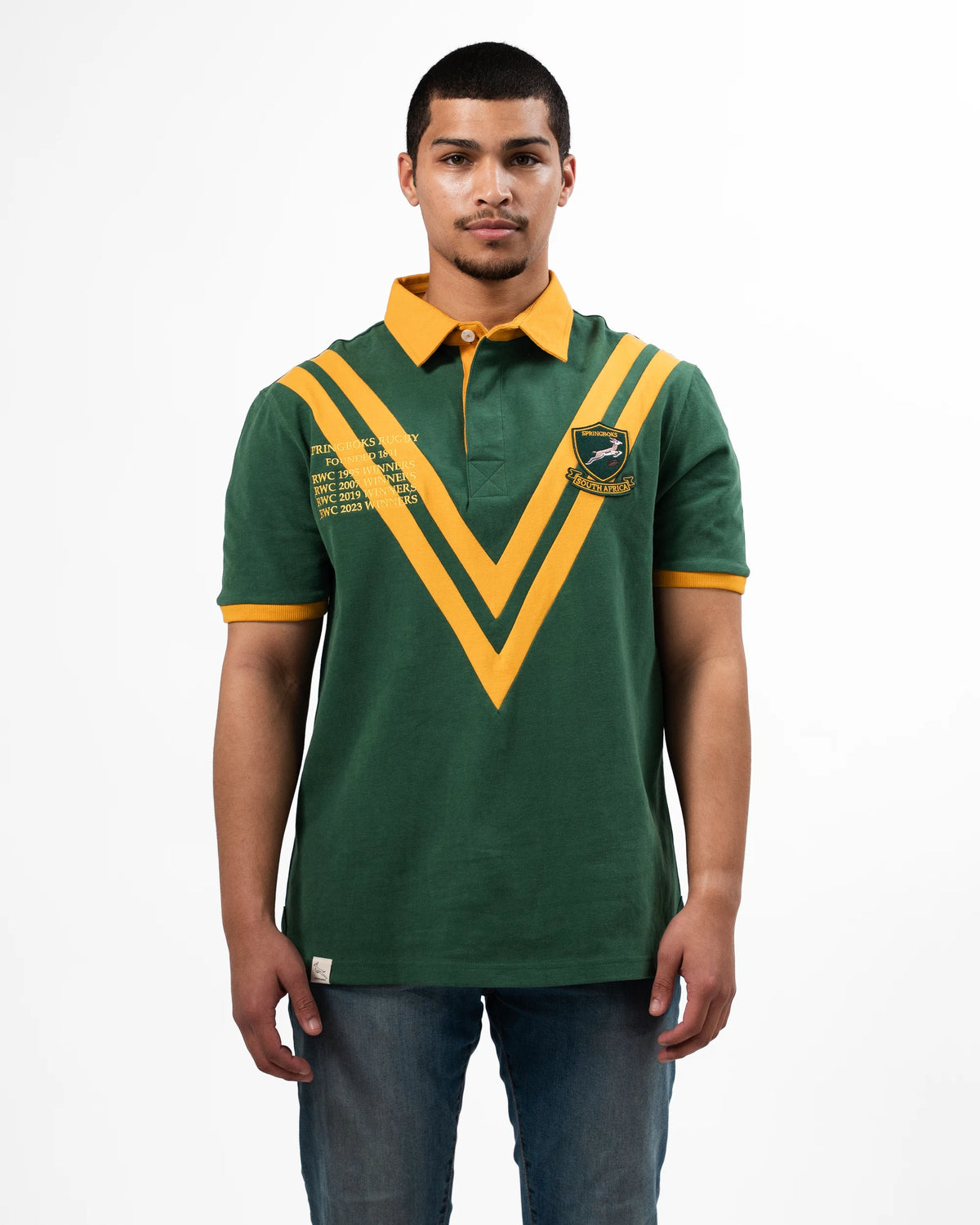 Springboks V Heritage SS Polo Green