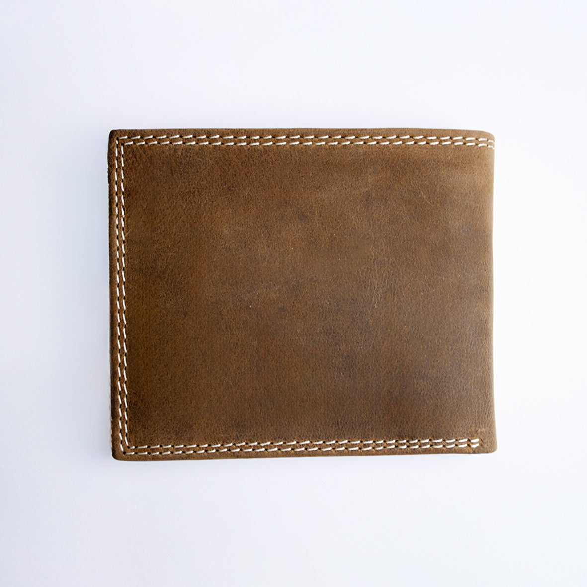 Springboks Double Stitch Fold Over Wallet-Tan