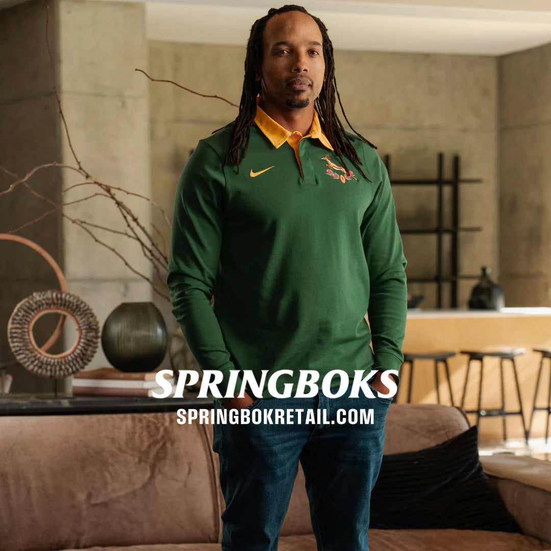 Springboks Nike Home Rugby Jersey - Springbok Green