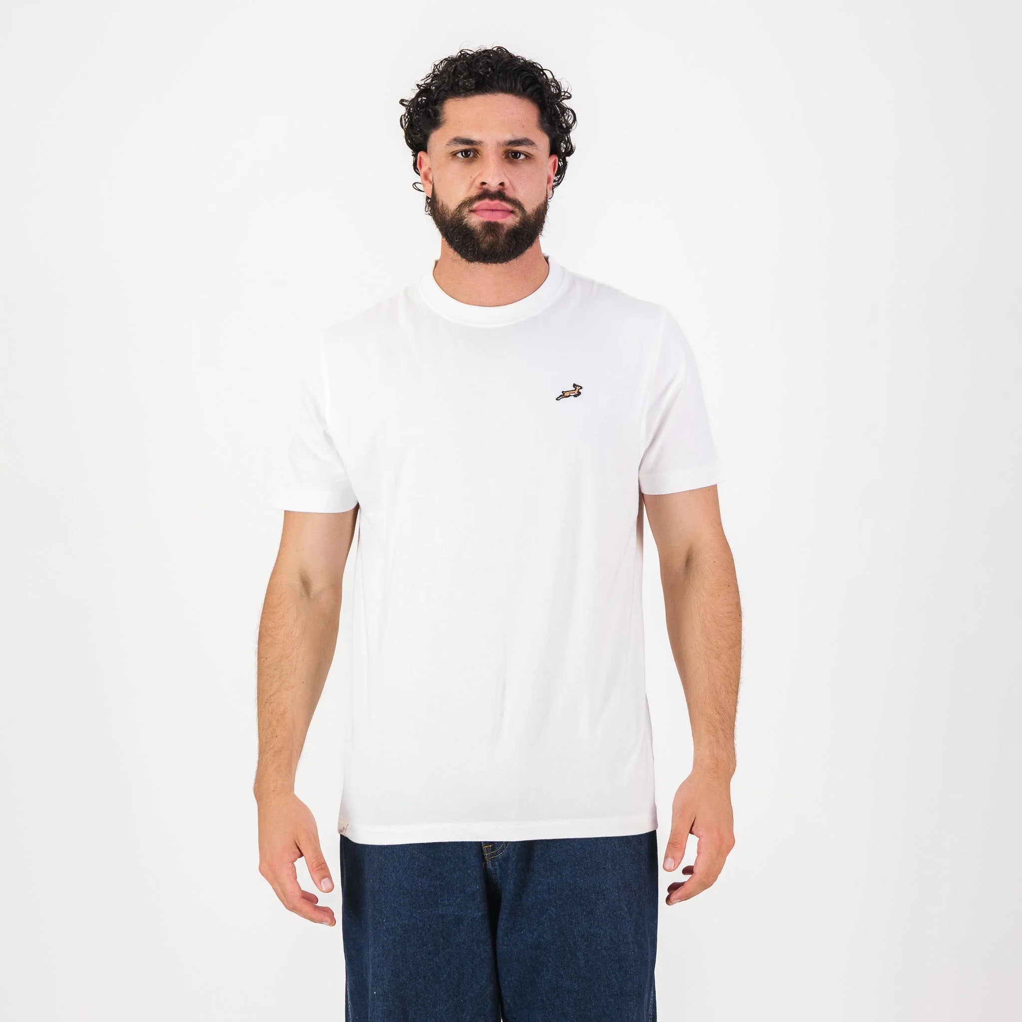 Springboks LC badge Regular Crew Tee - White