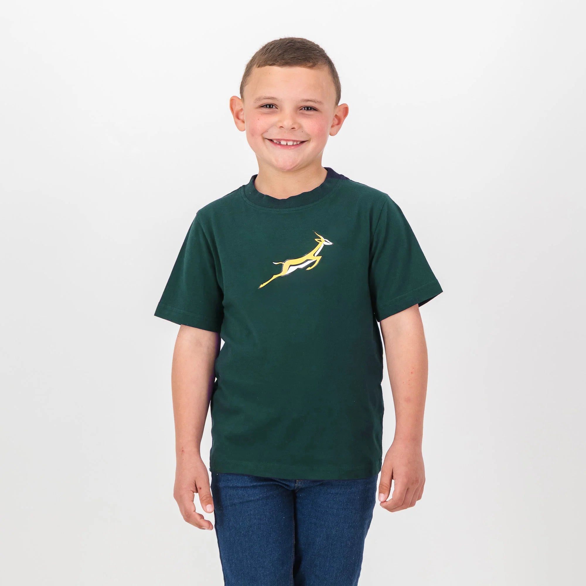 Springboks WL Kids Bok Regular Tee-OS Green