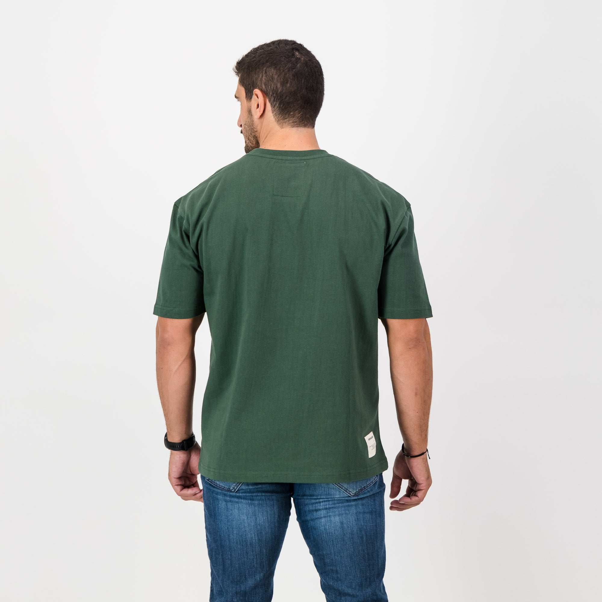 Boxy Springboks Crew Tee OS Green V2 - Old School