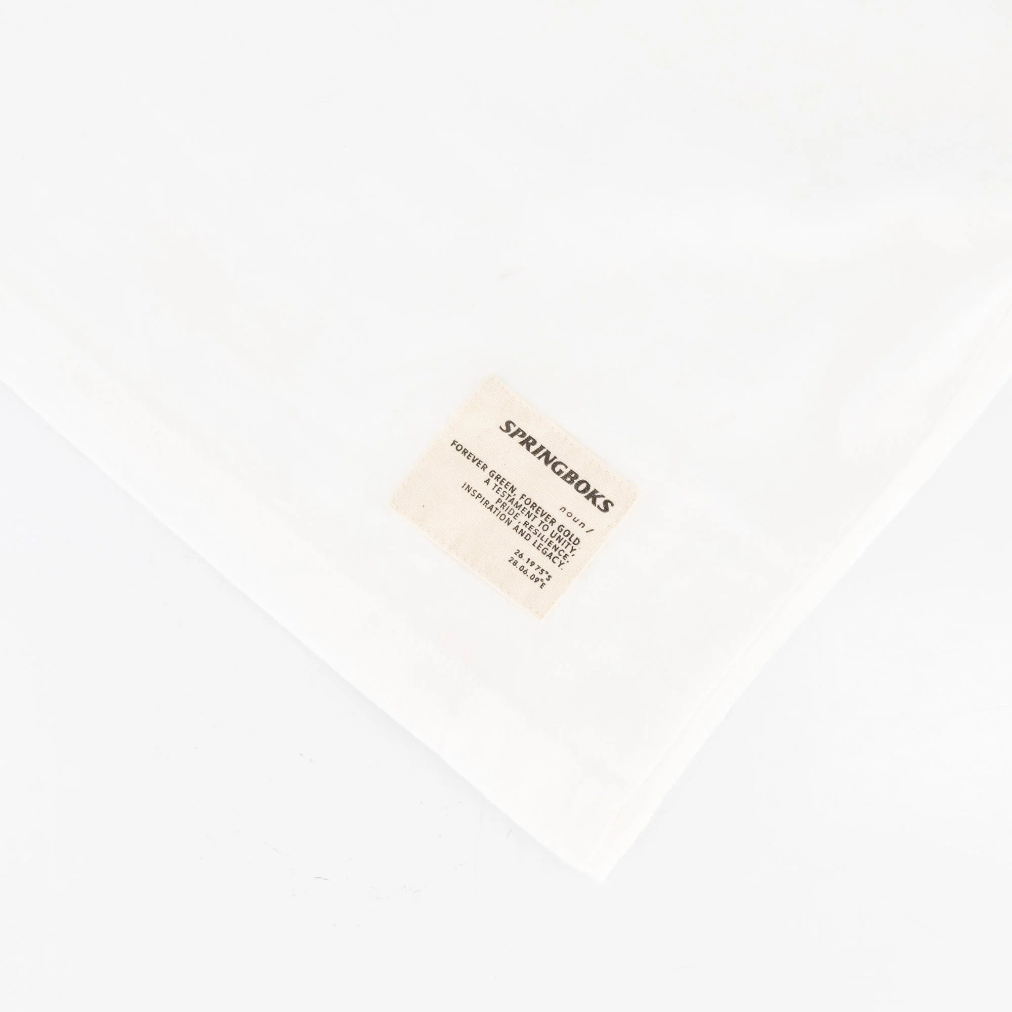 Springboks Ringer Crop Crew Tee - White