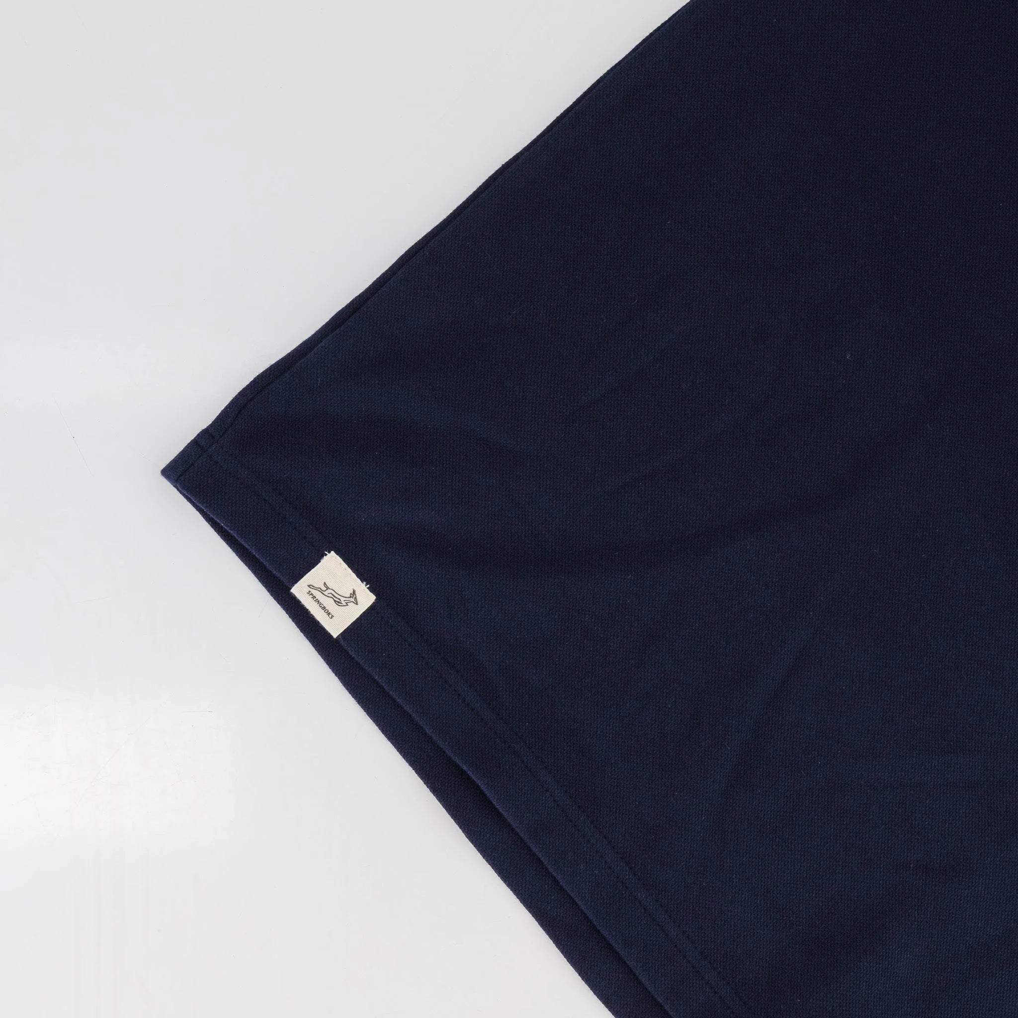 Springboks SML EMB LS Polo-Navy