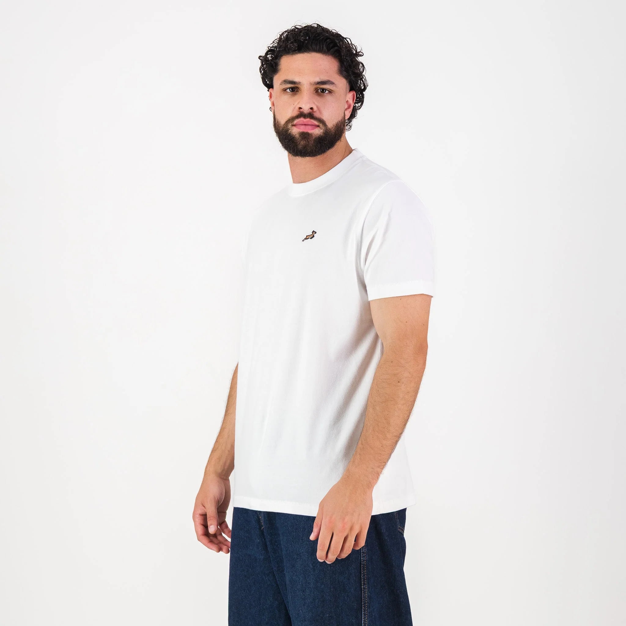 Springboks LC badge Regular Crew Tee - White