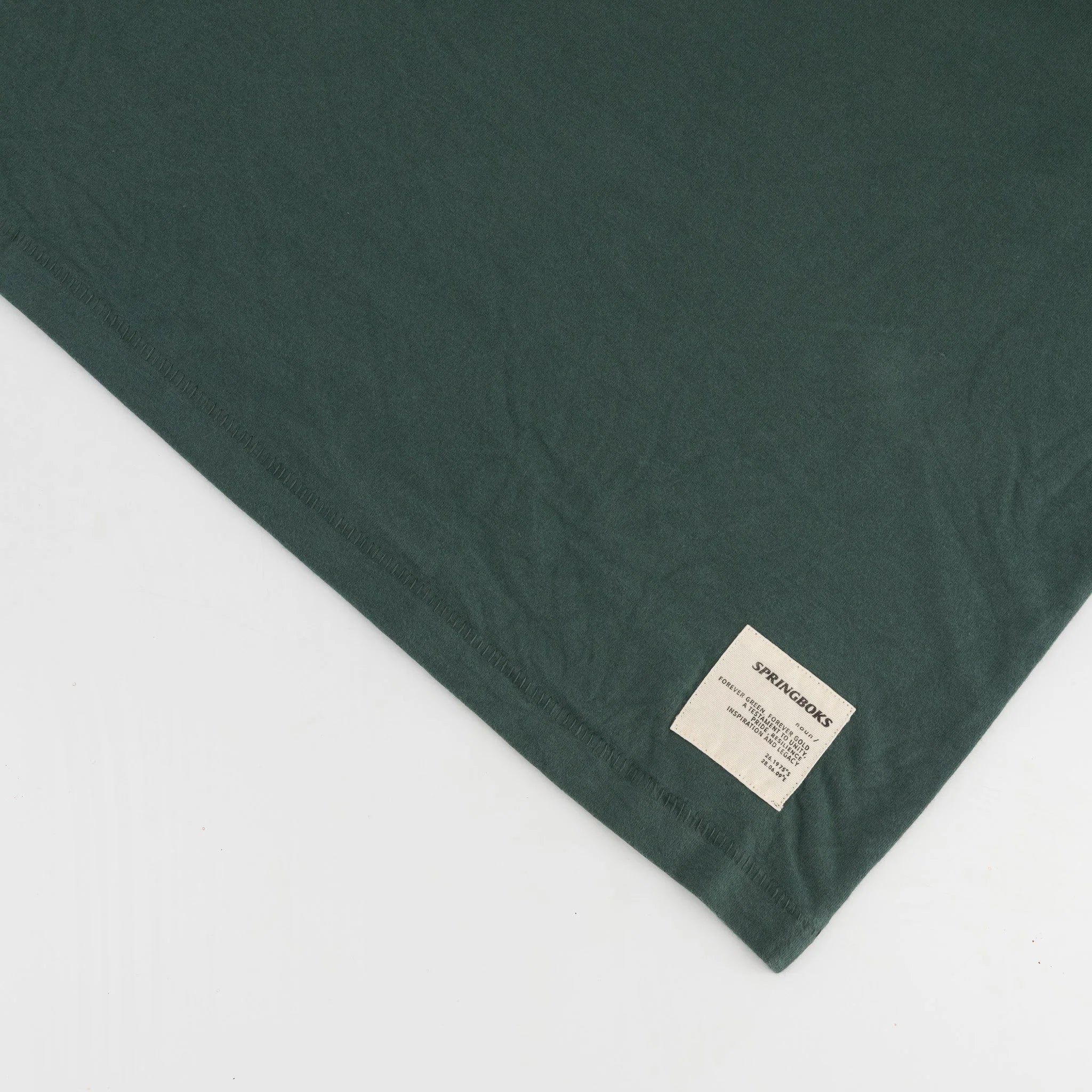 Springboks Mosaic Regular Crew Tee - Forest Green
