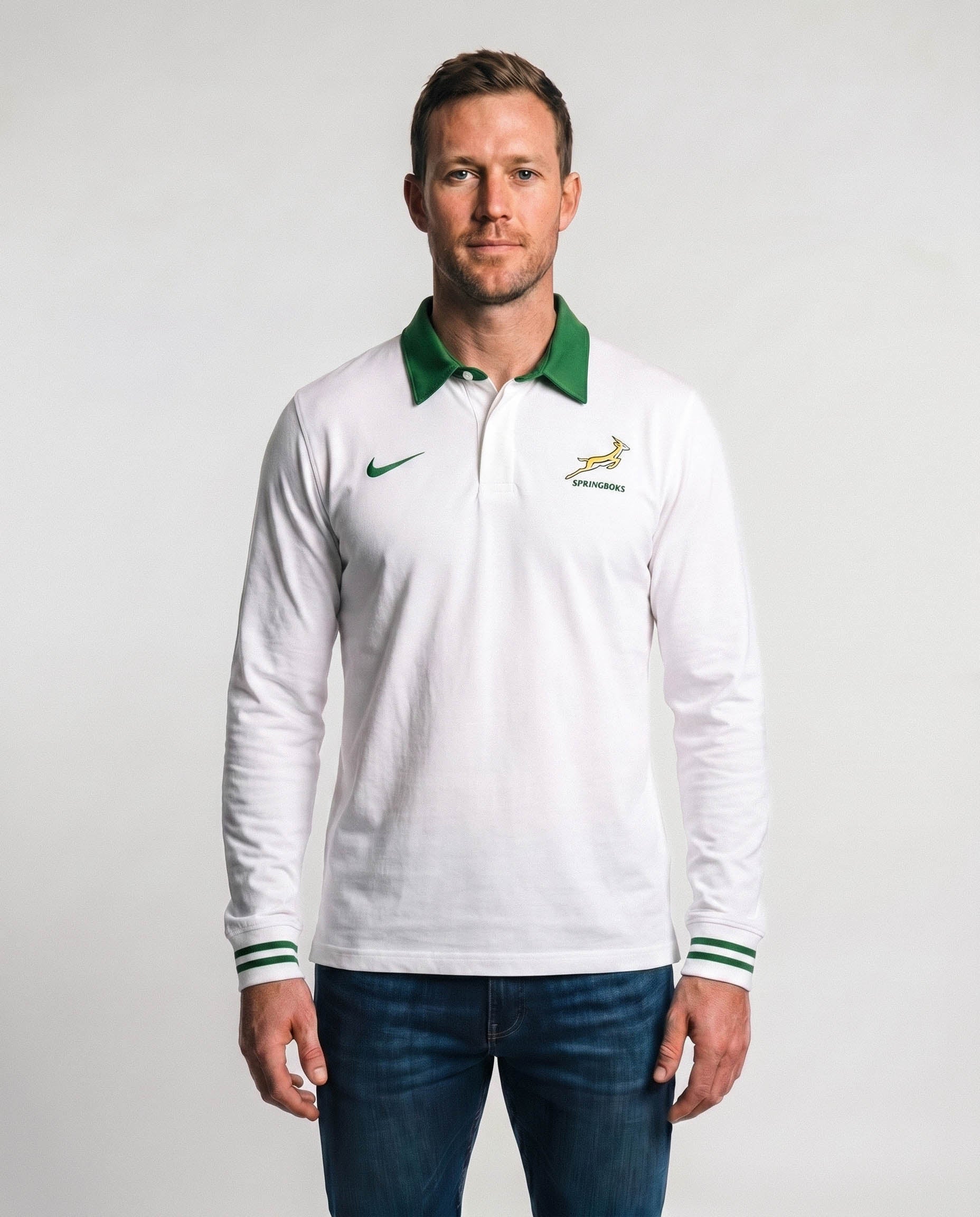 Springboks Nike Men's 26/27 Heritage LS Away Jersey