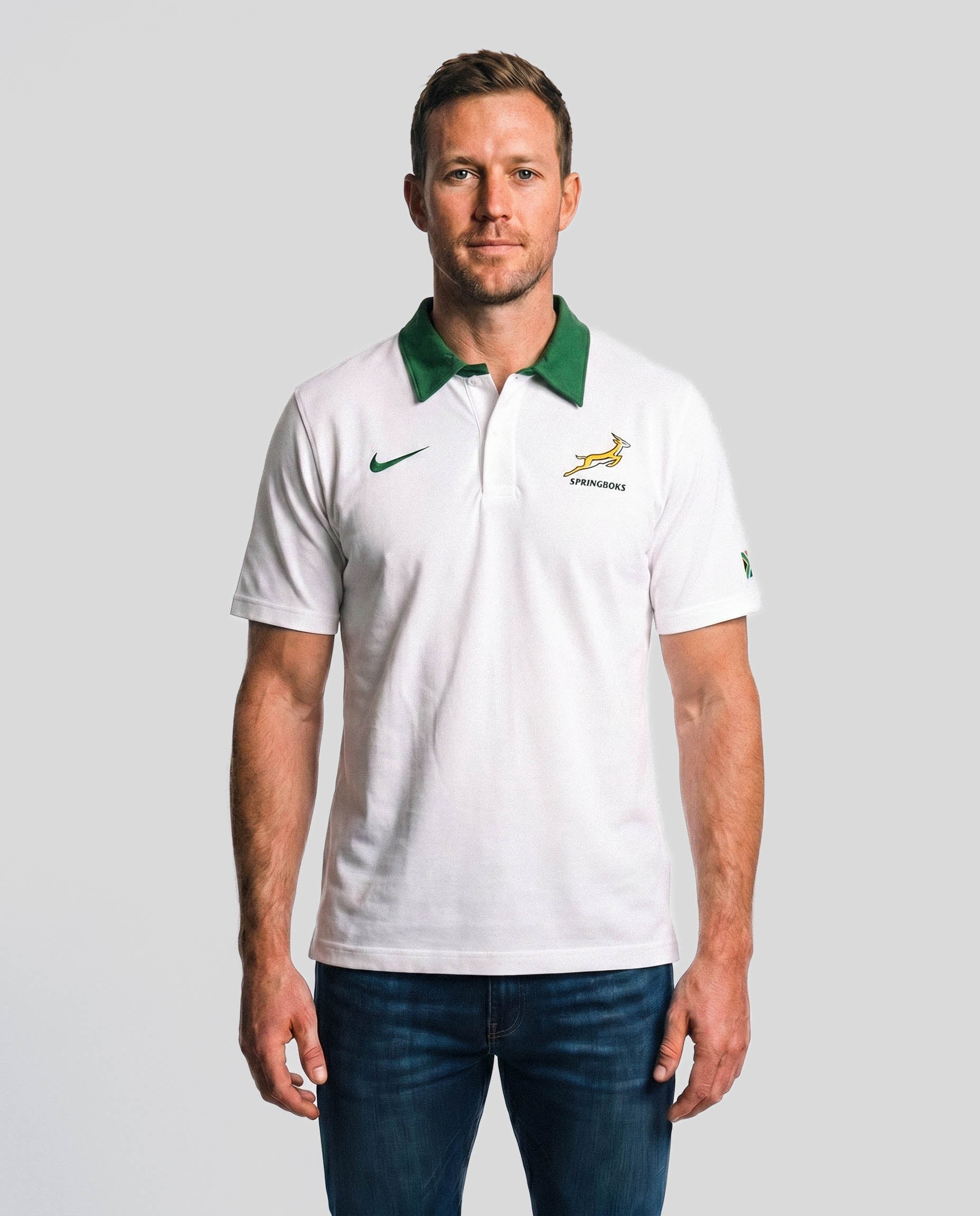 Springboks Nike Men's 26/27 Heritage Short Sleeve Away Jersey