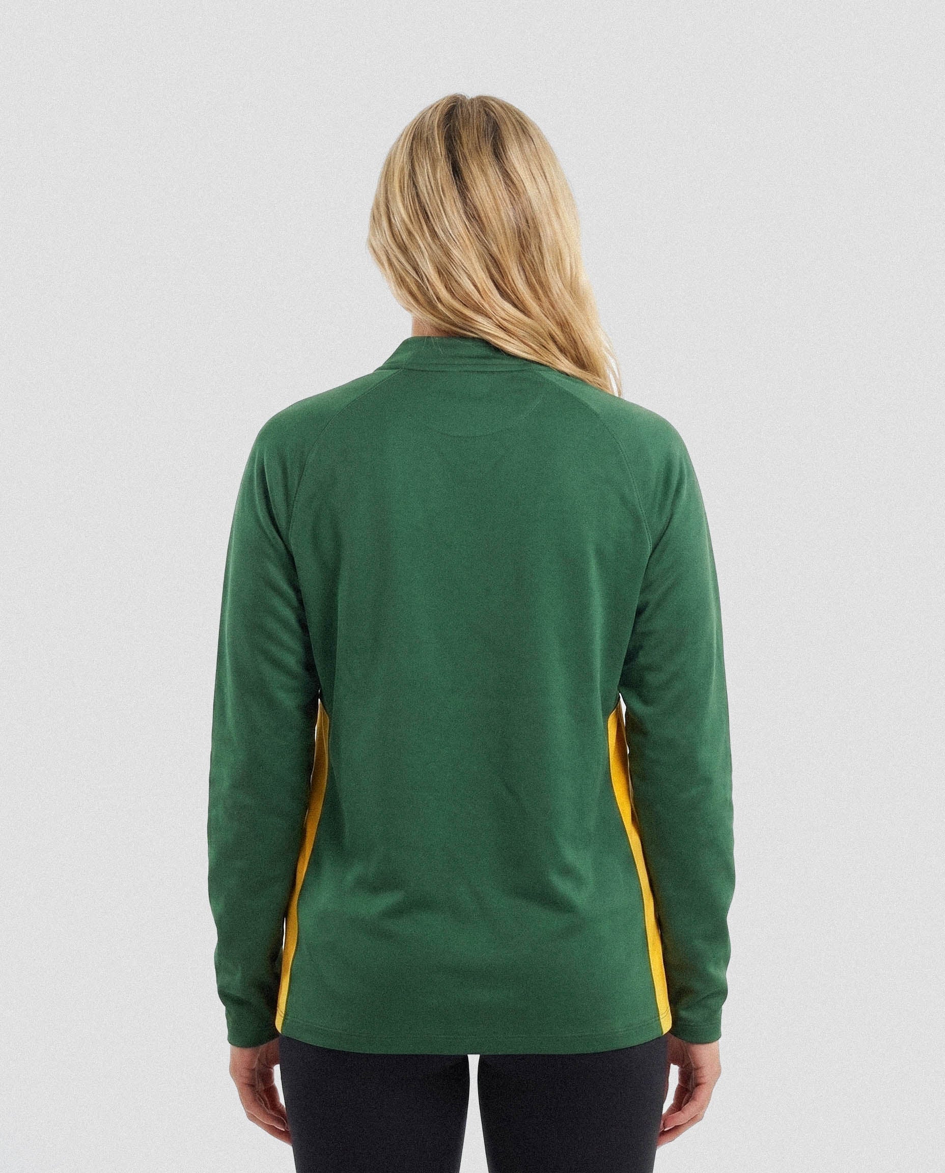 Springboks Nike Mens Rugby Training Quarter Zip Top Gorge Green