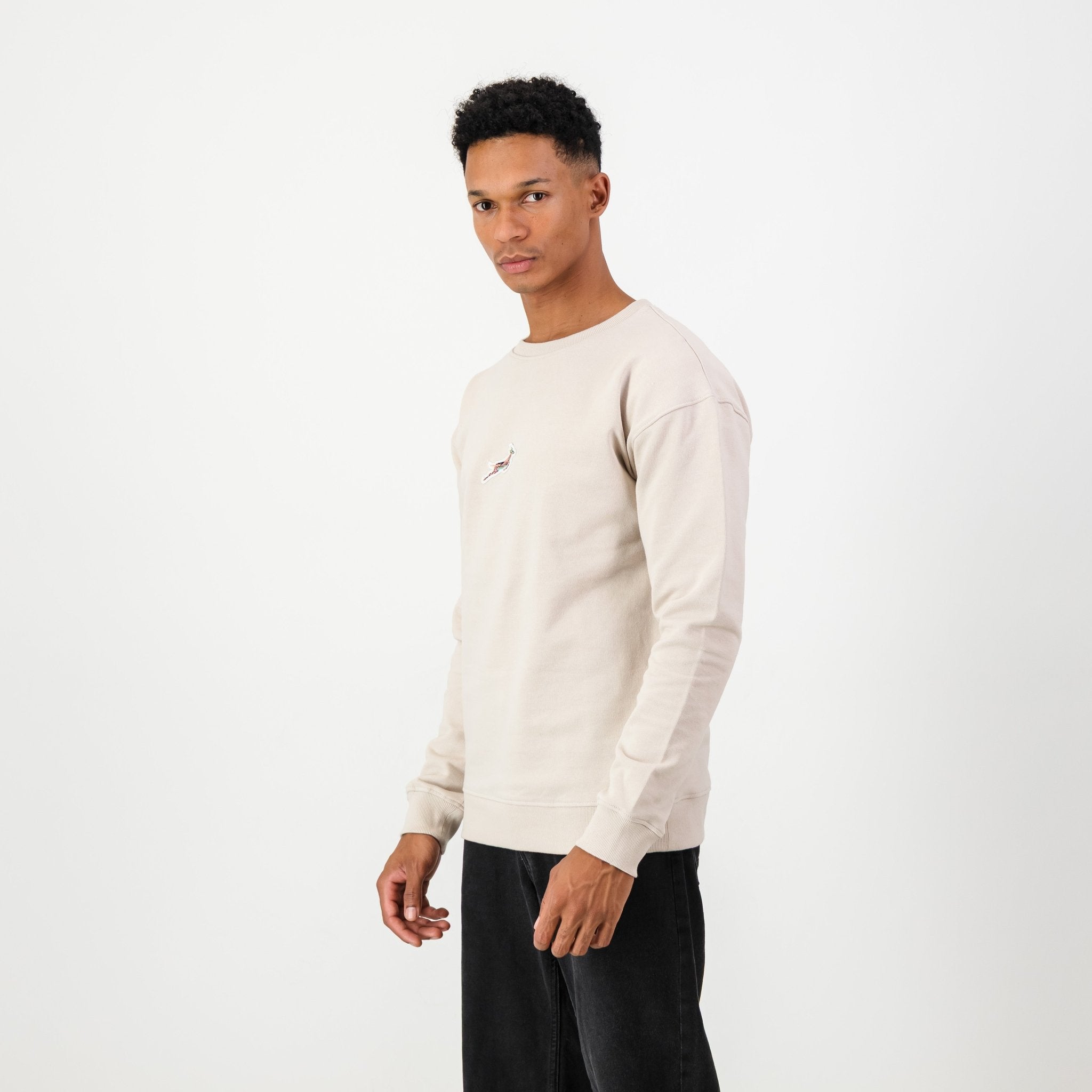 Springboks Colour Pop Sweat - Ivory - Old School