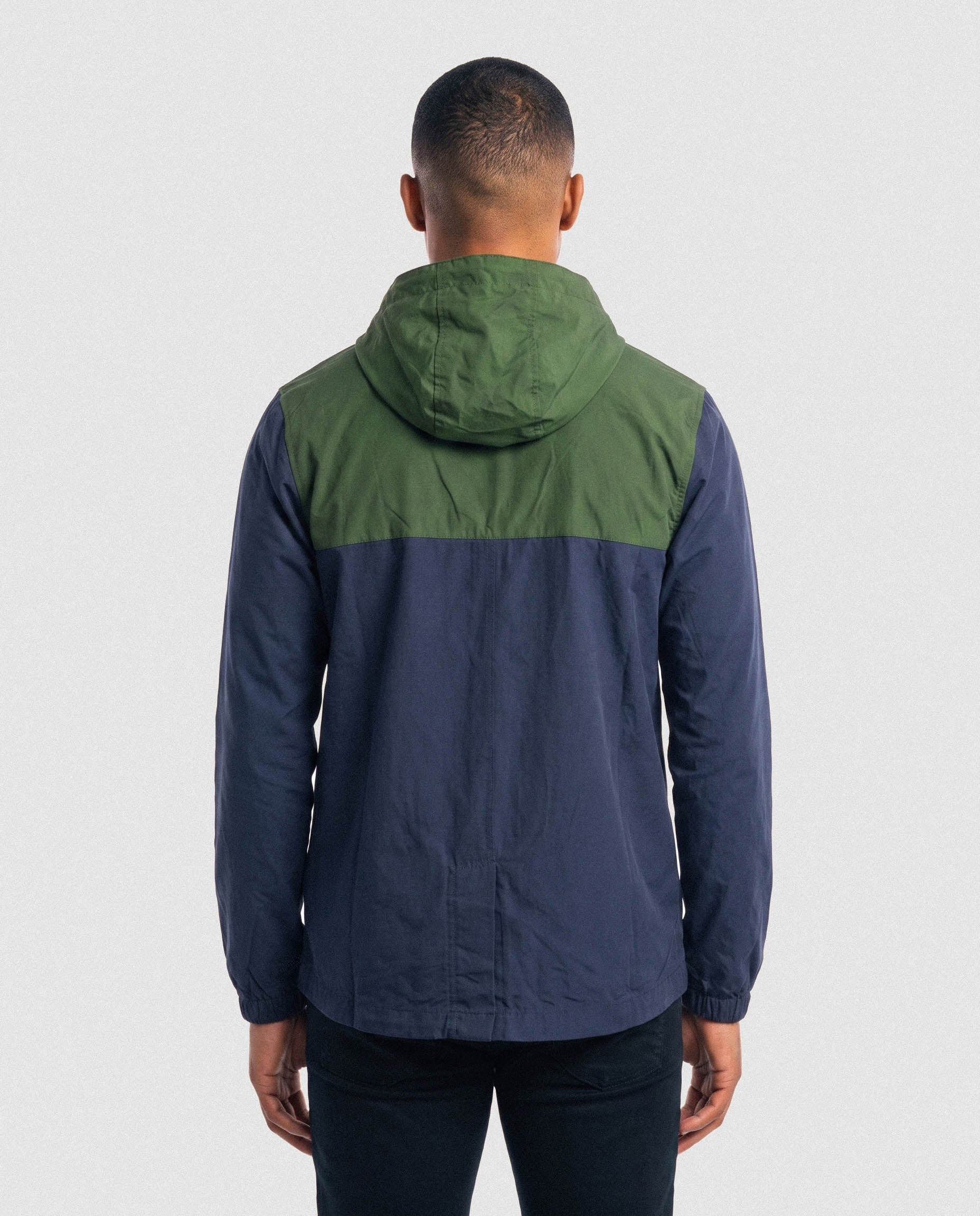 Springboks 2 Tone Rain Jacket Navy