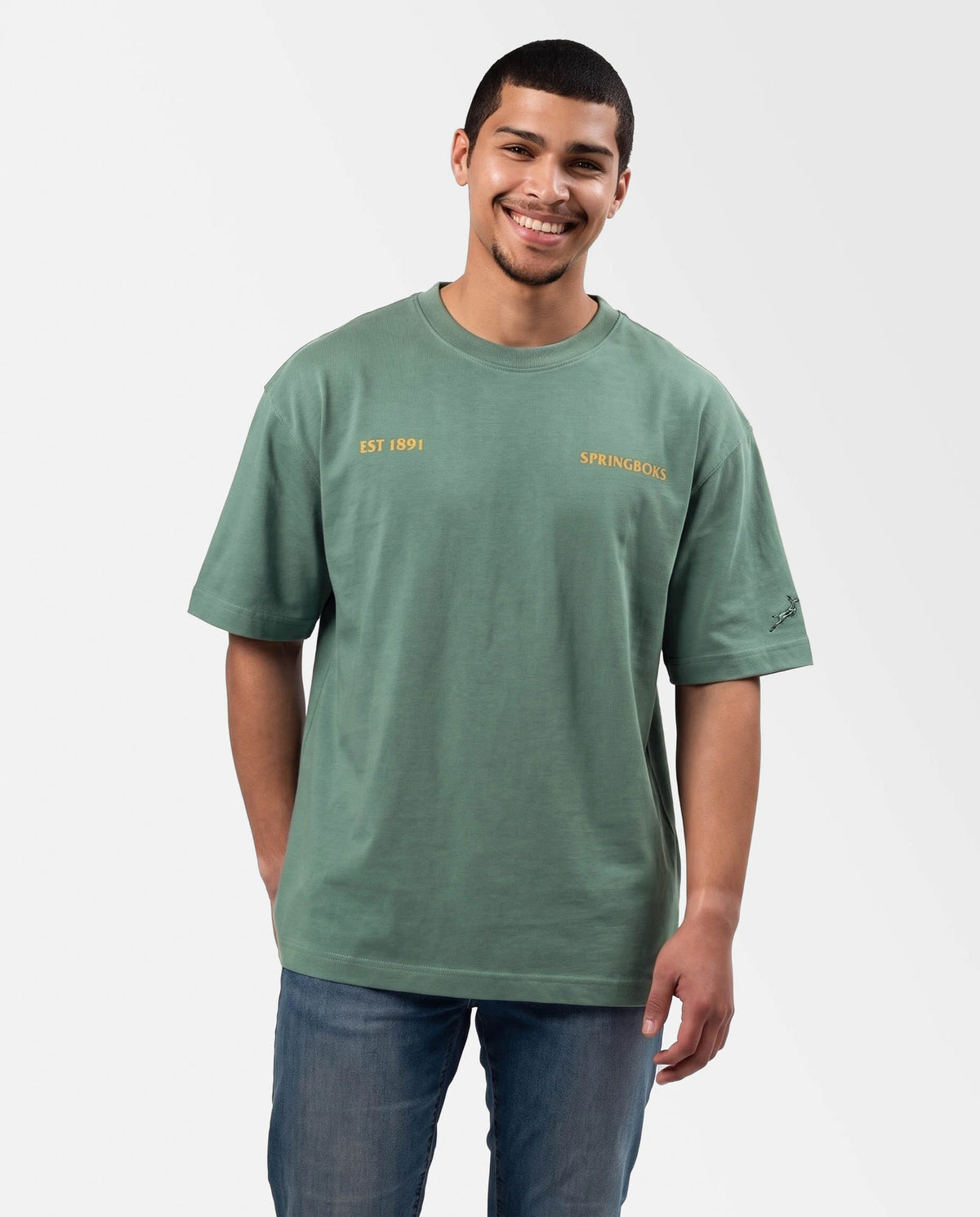 Springboks Est 1891 Relaxed Tee Green