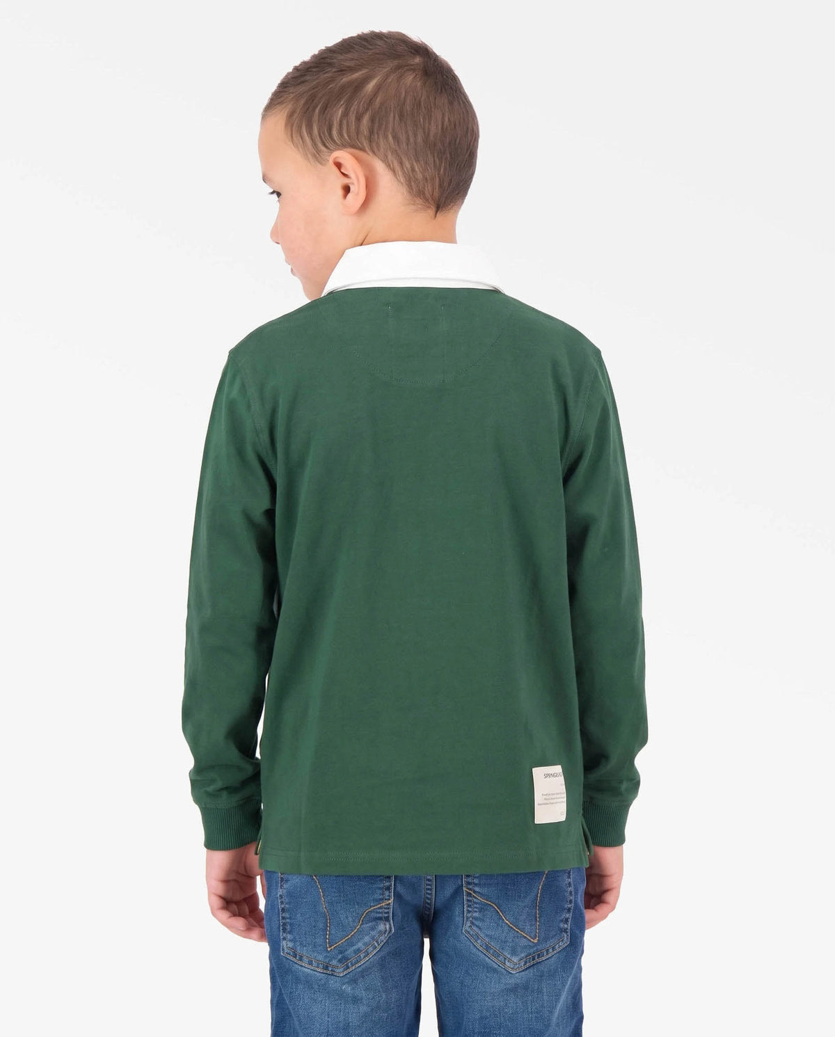 Springboks Kids LS Rugby Jersey Green