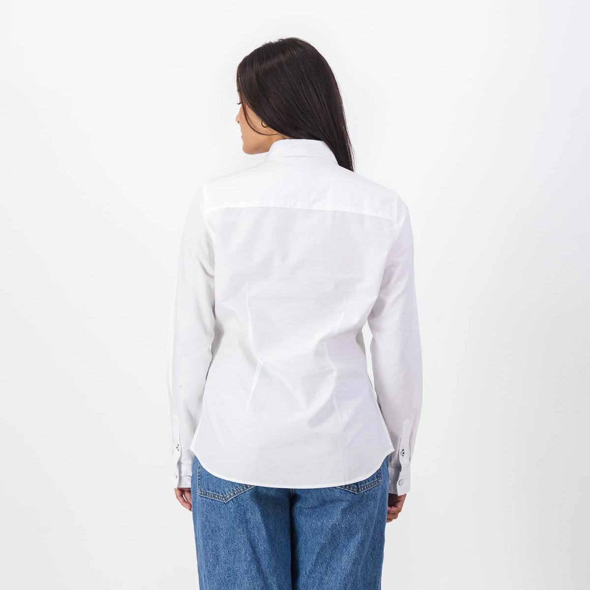 Springboks Ladies Premium Oxford Shirt-White