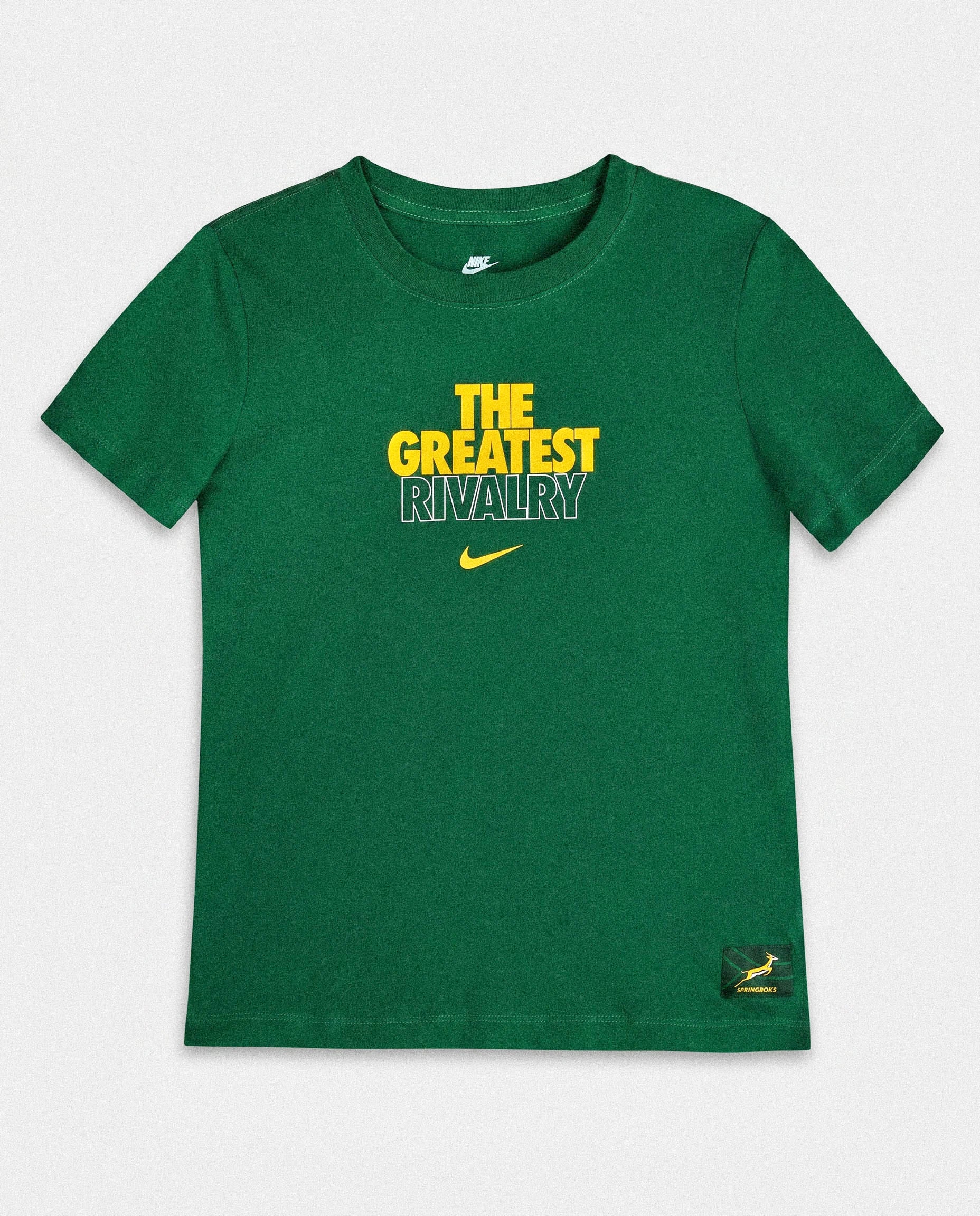 Springboks Nike Youth Rugby's Greatest Rivalry Tour Tee Gorge Green
